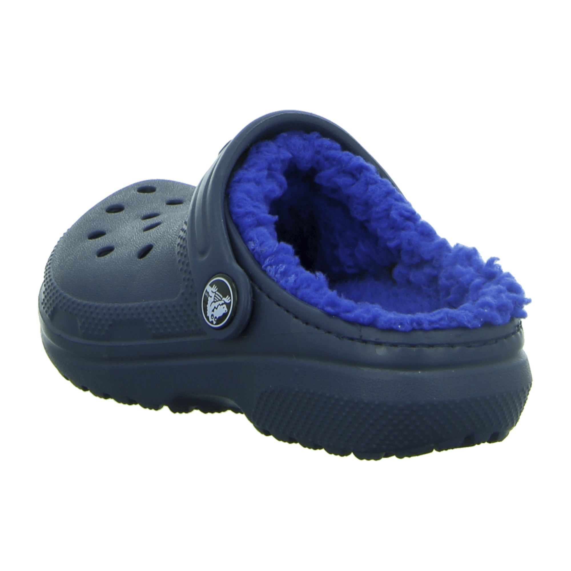 Crocs Classic Lined Clog for Kids, Comfortable Blue Slip-On Shoes