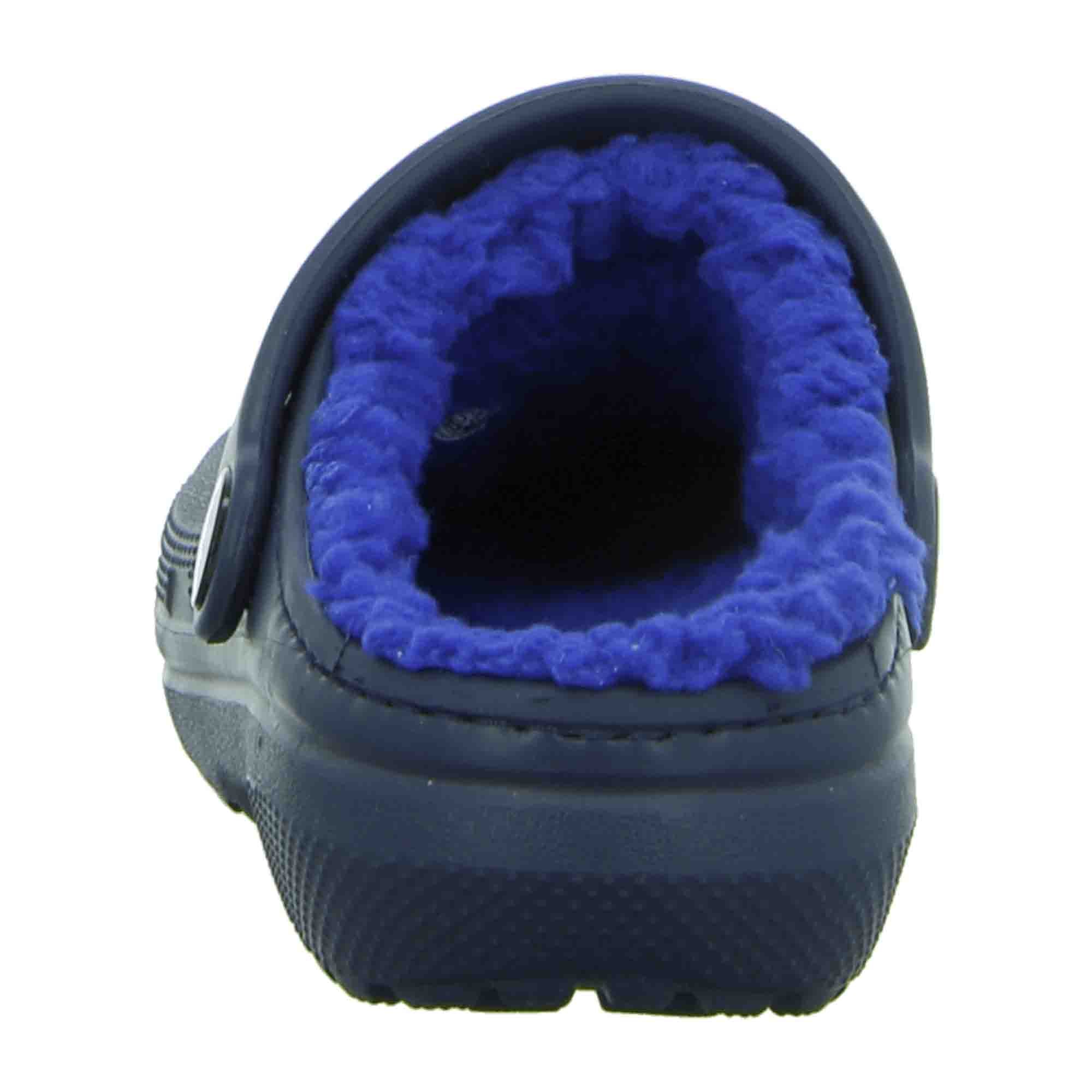 Crocs Classic Lined Clog for Kids, Comfortable Blue Slip-On Shoes