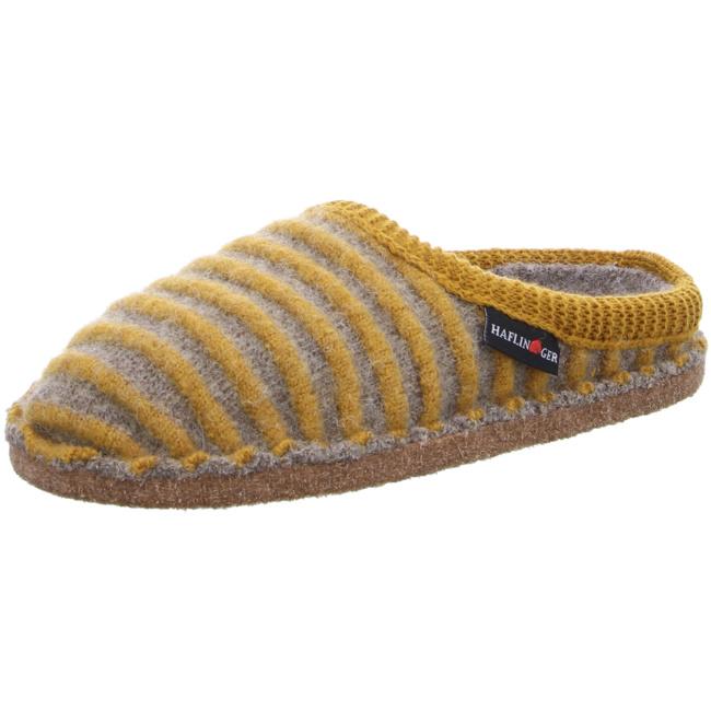 Haflinger Slippers yellow female Sandals Clogs Wool - Bartel-Shop