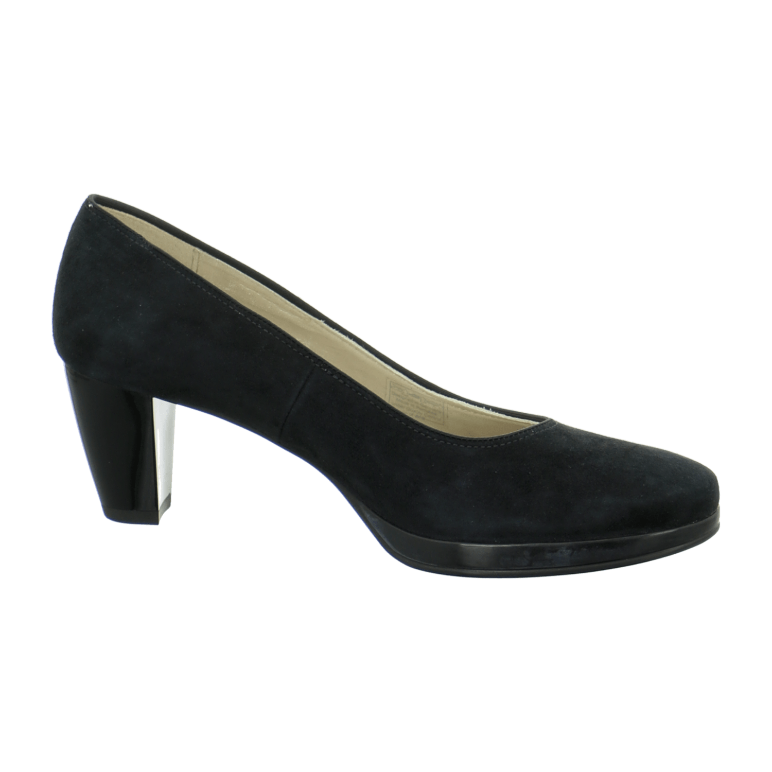 ARA TOULOUSE Women's Pumps Black Mesh Suede Round Toe Slip-On
