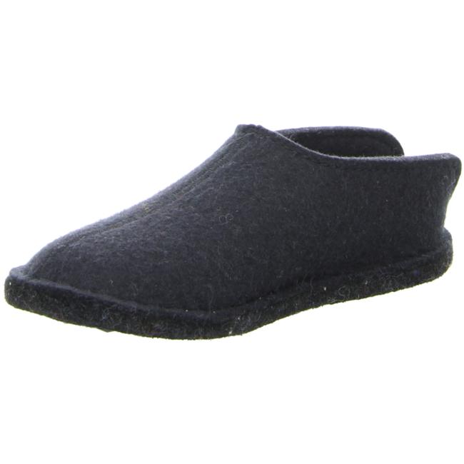 Haflinger Slippers gray male Sandals Clogs  Wool felt - Bartel-Shop