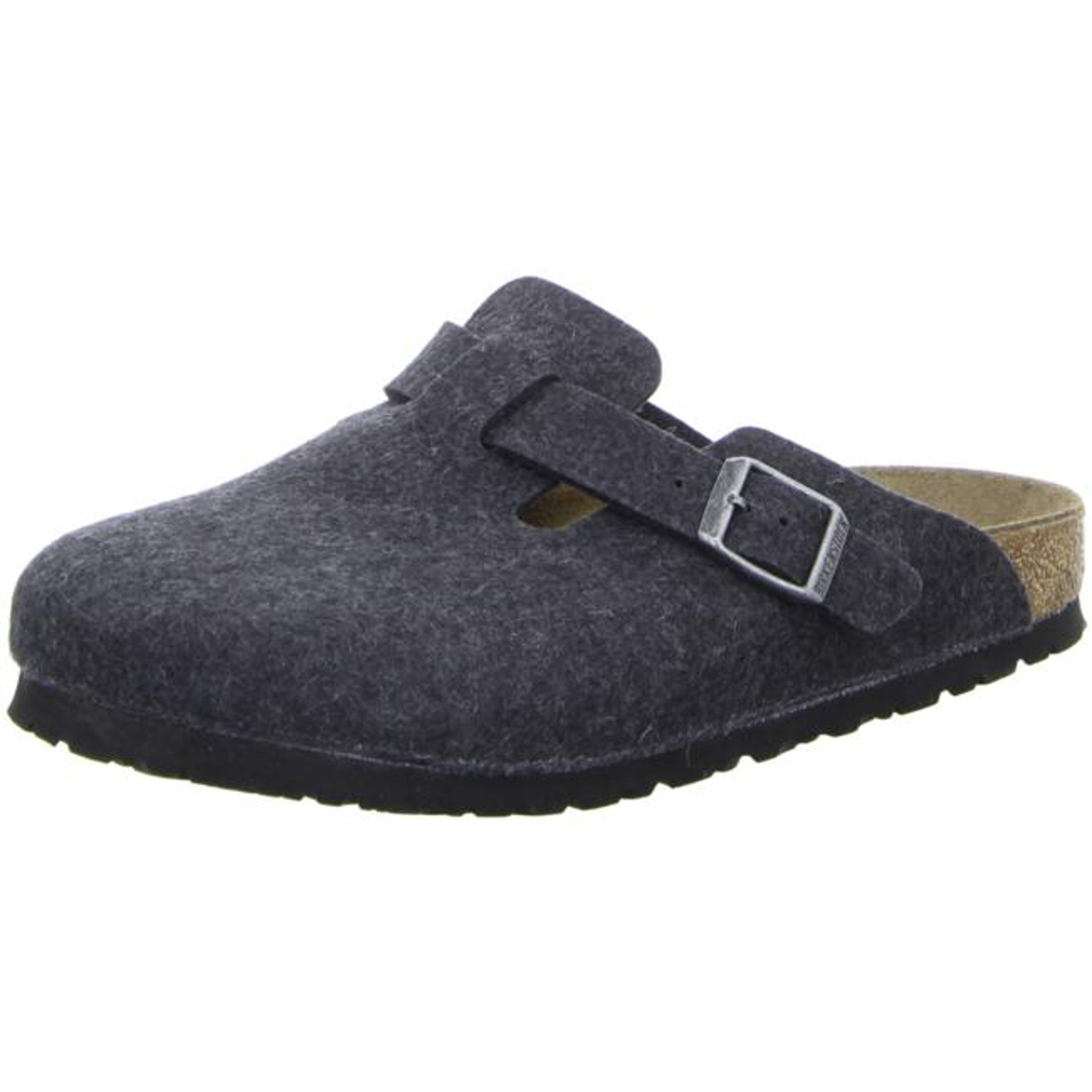 Birkenstock Boston clogs anthracite Wool felt - Bartel-Shop