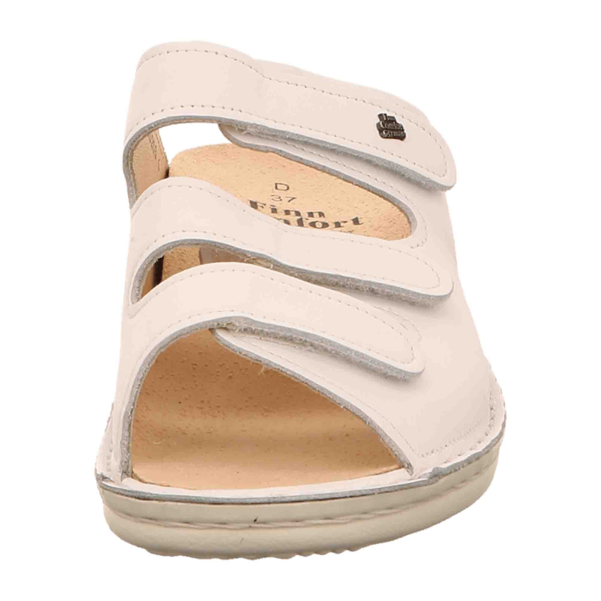 Finn Comfort Pisa Women's Sandals - Stylish & Comfortable White Leather