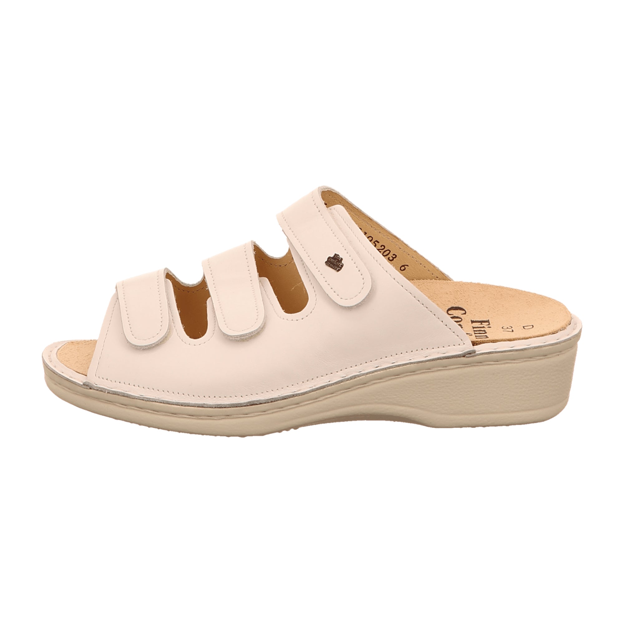 Finn Comfort Pisa Women's Sandals - Stylish & Comfortable White Leather