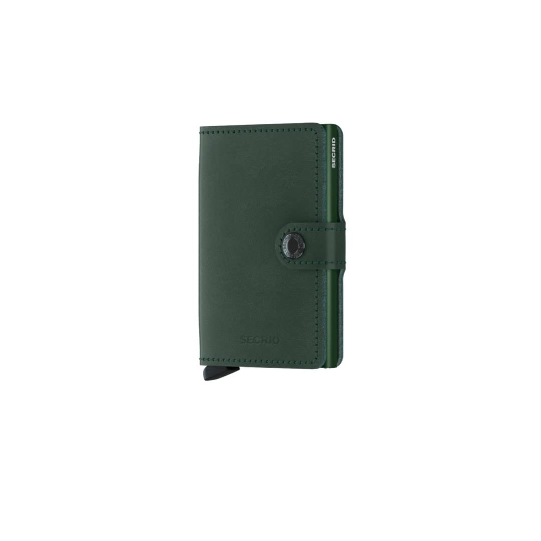 Secrid Miniwallet RFID Protected Green Leather Wallet