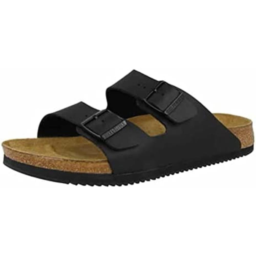 Birkenstock Arizona slim mules black Birko-Flor - Bartel-Shop