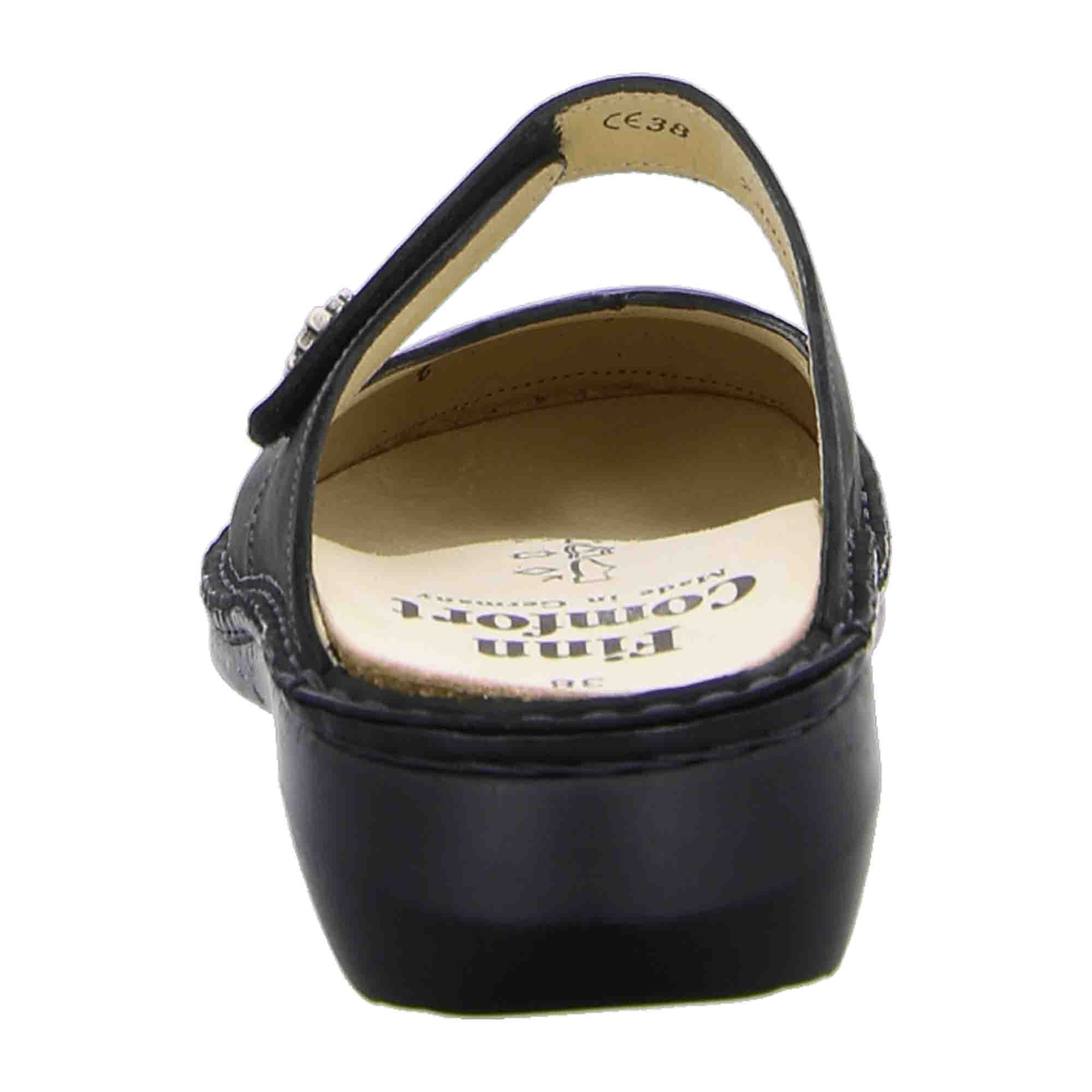 Finn Comfort Women's Sandals - Stylish & Comfortable Black Slides