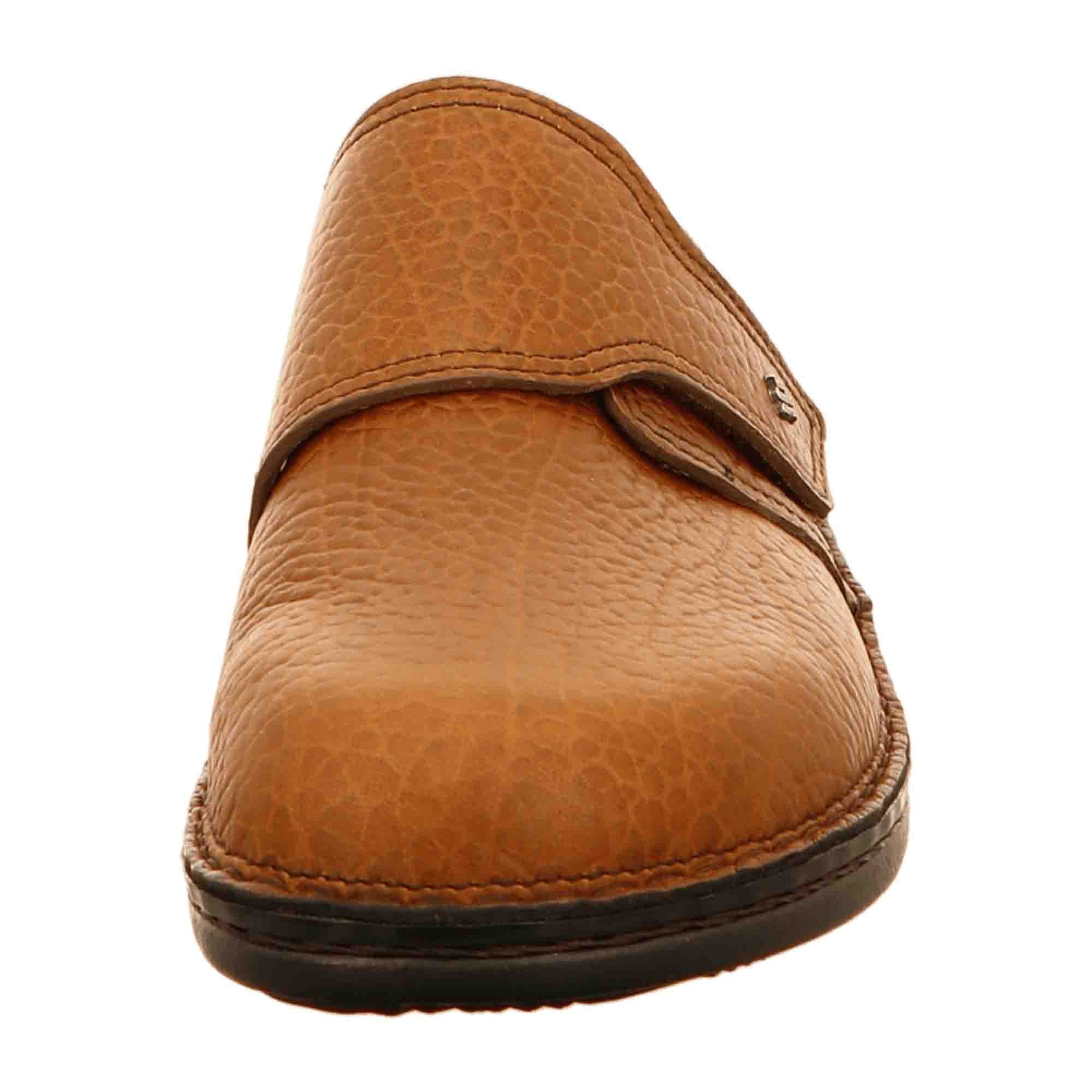 Finn Comfort Amalfi Men's Comfortable Leather Clogs - Brown