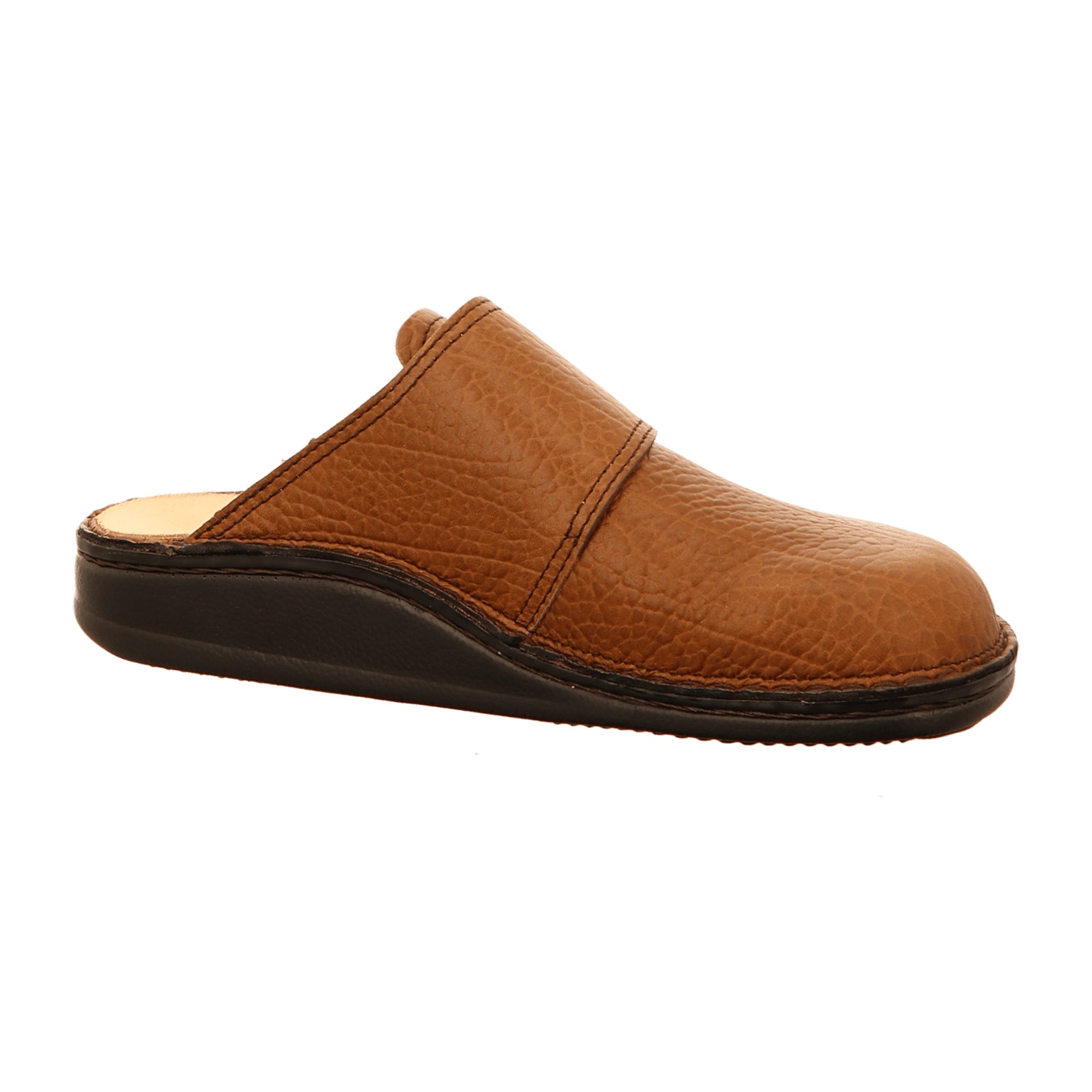 Finn Comfort Amalfi Men's Comfortable Leather Clogs - Brown