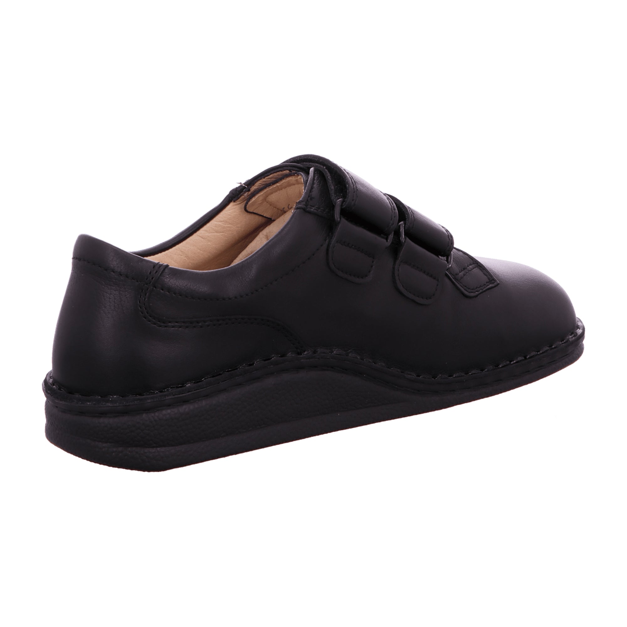 Finn Comfort Sponarind Men's Black Leather Shoes - Durable & Stylish