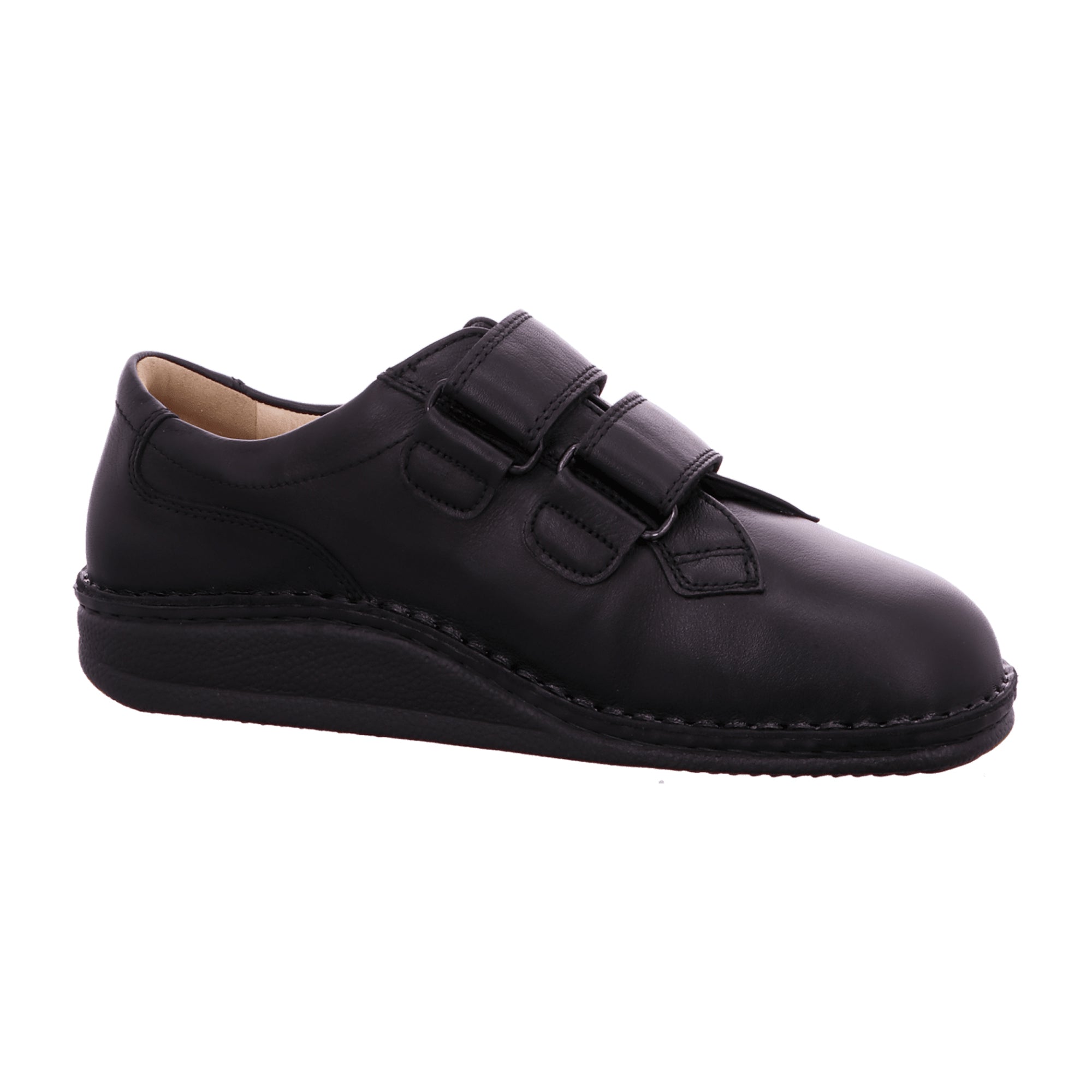 Finn Comfort Sponarind Men's Black Leather Shoes - Durable & Stylish