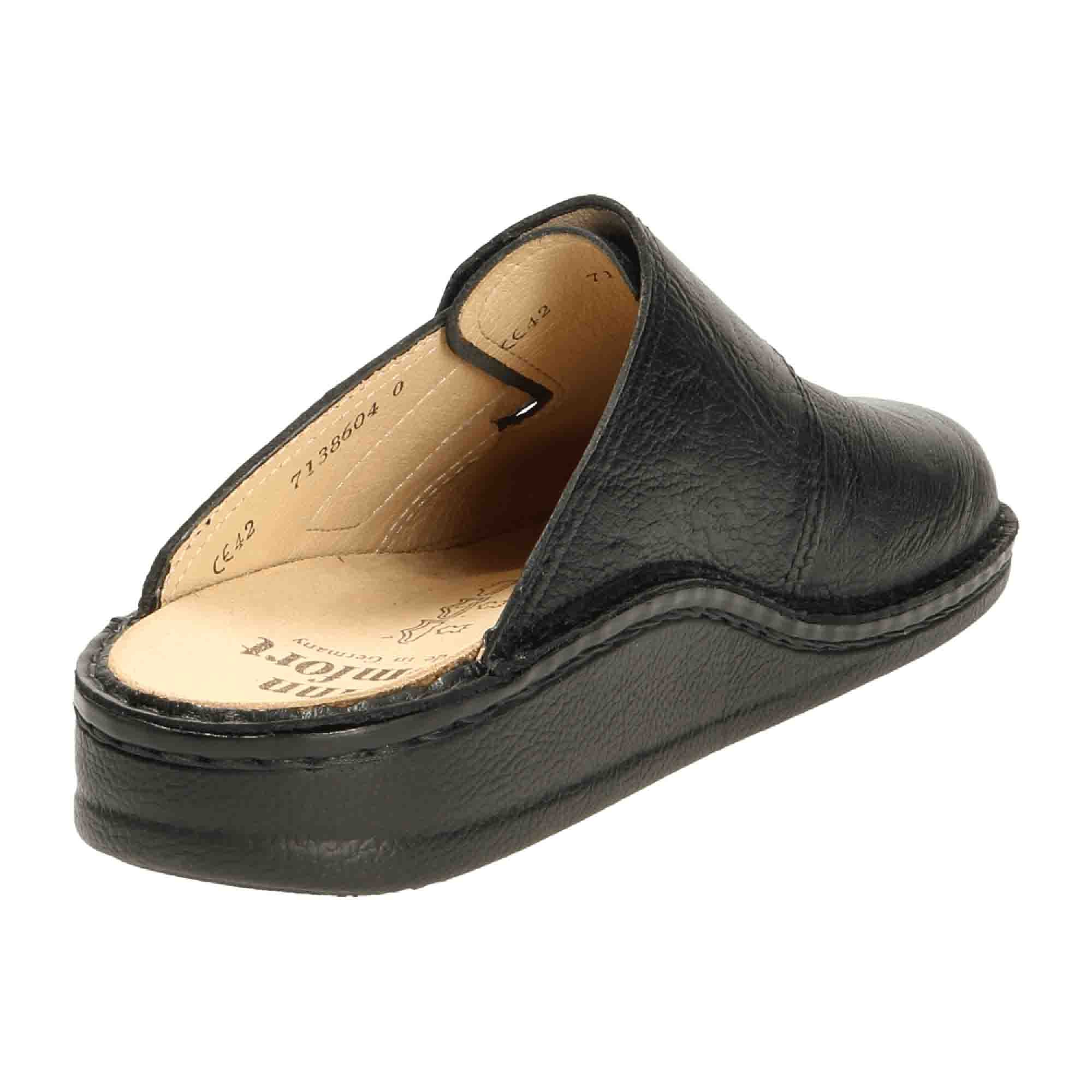 Finn Comfort Amalfi Men's Comfort Clogs, Durable and Stylish, Black