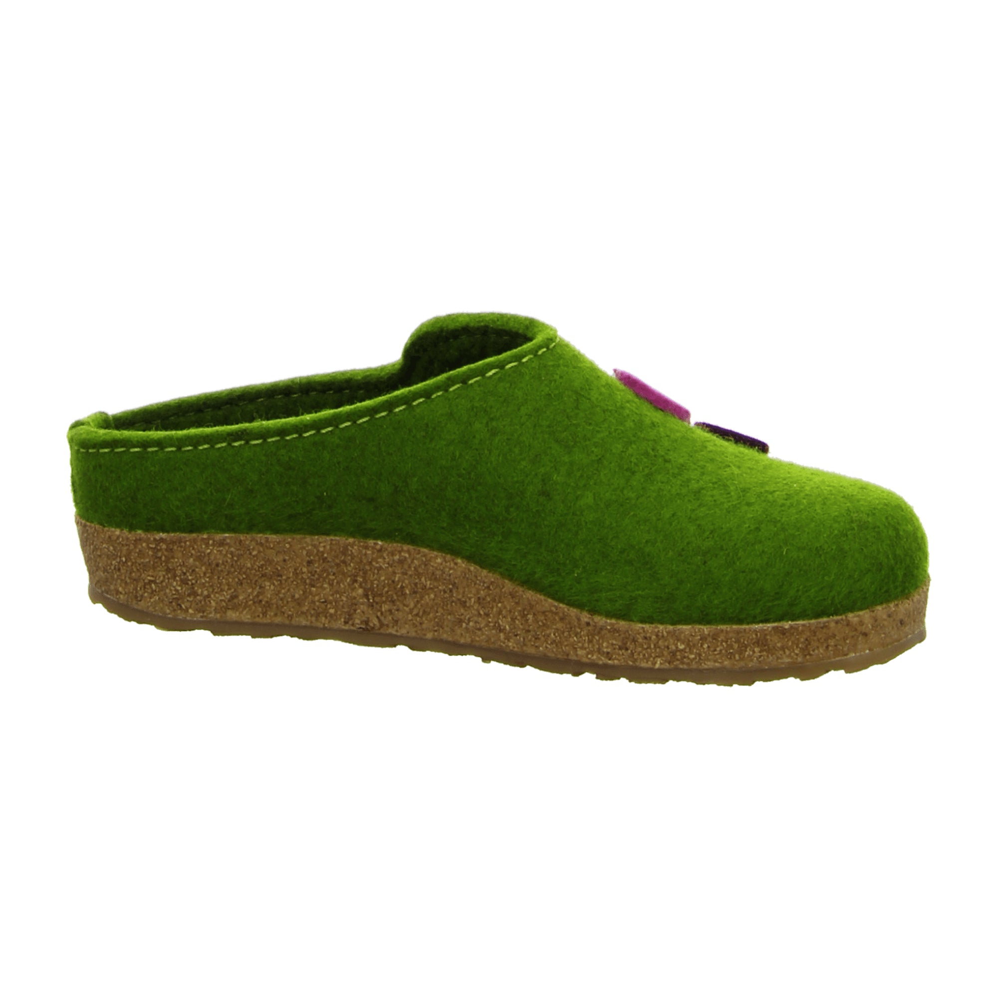 Haflinger Grizzly Kanon Women's Clogs, Stylish Green Comfort Footwear