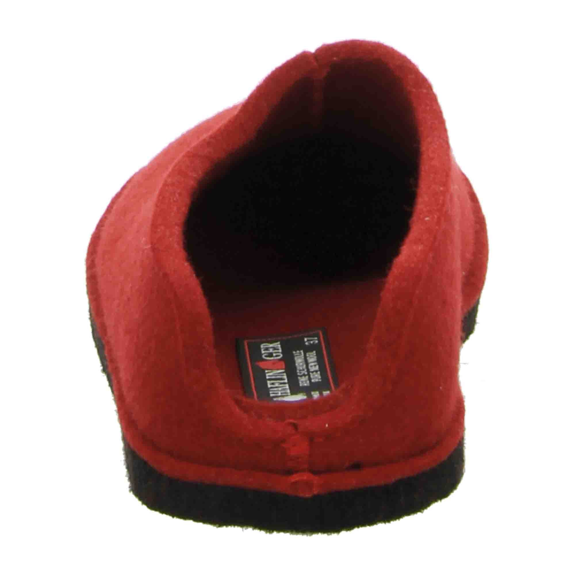 Haflinger Flair Smily Men's Slippers, Vibrant Red - Comfortable & Durable