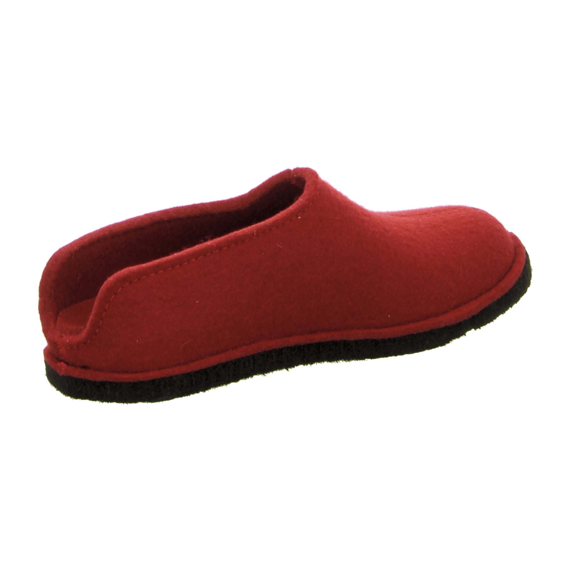 Haflinger Flair Smily Men's Slippers, Vibrant Red - Comfortable & Durable