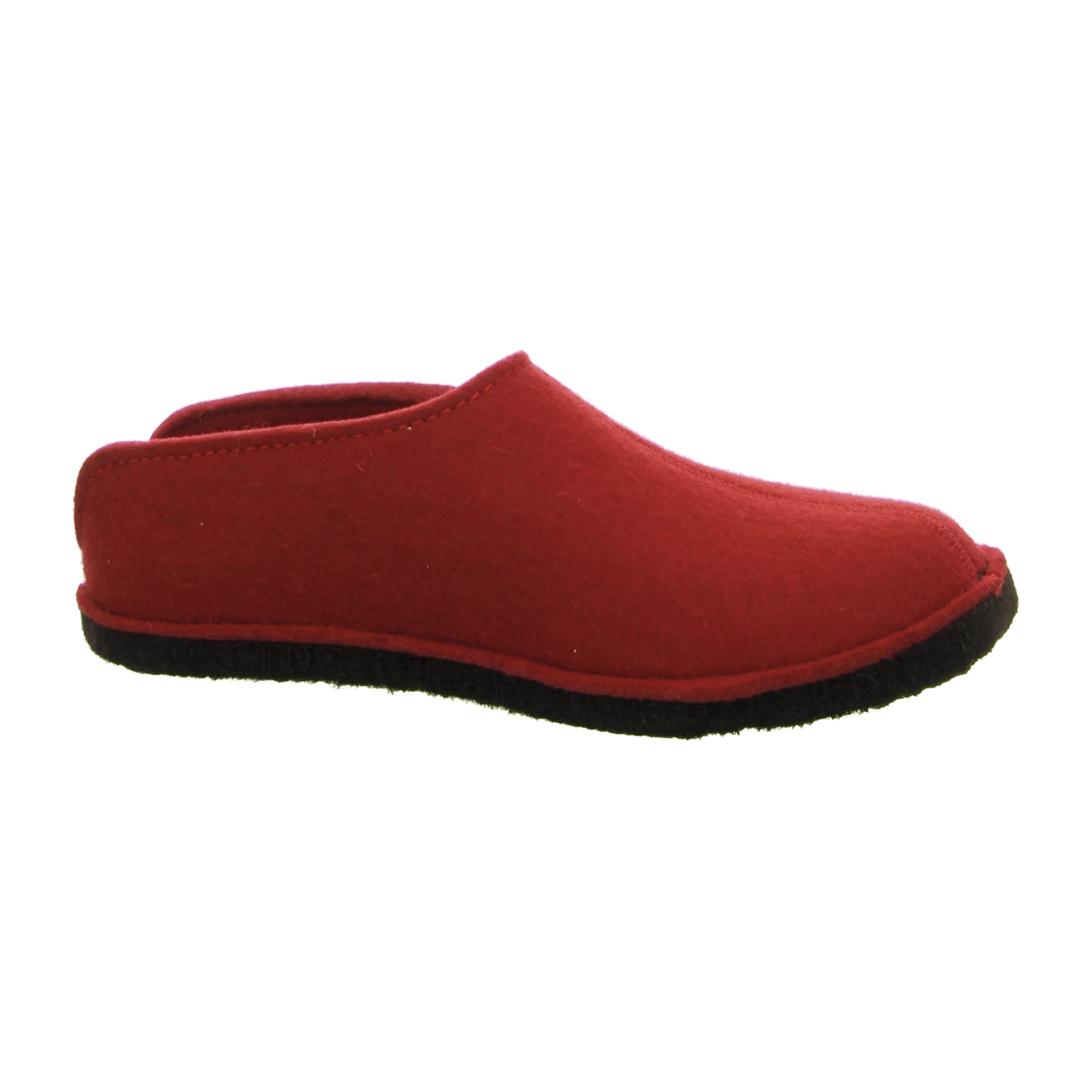 Haflinger Flair Smily Men's Slippers, Vibrant Red - Comfortable & Durable