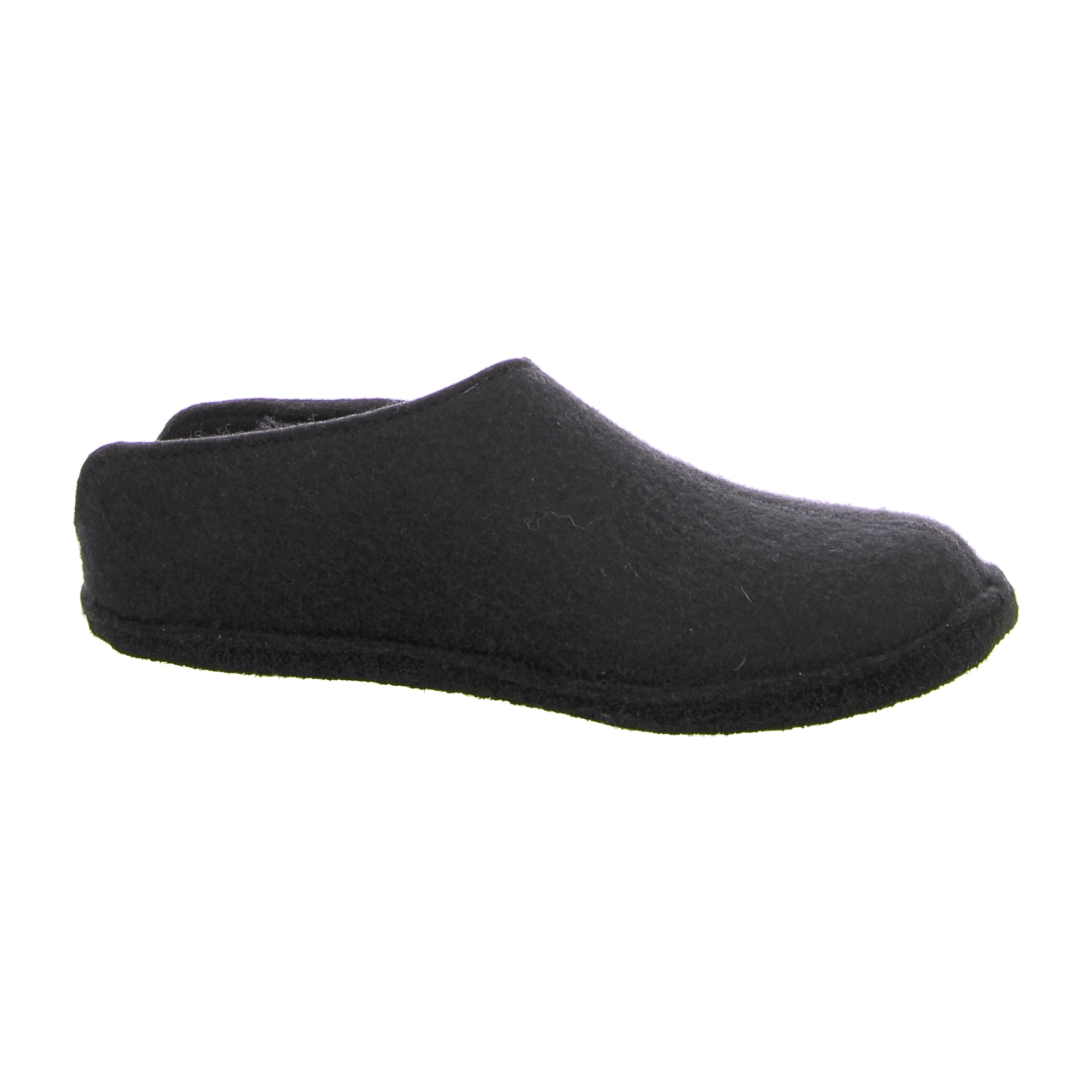 Haflinger Flair Smily Men's Slippers - Black, Comfortable & Stylish