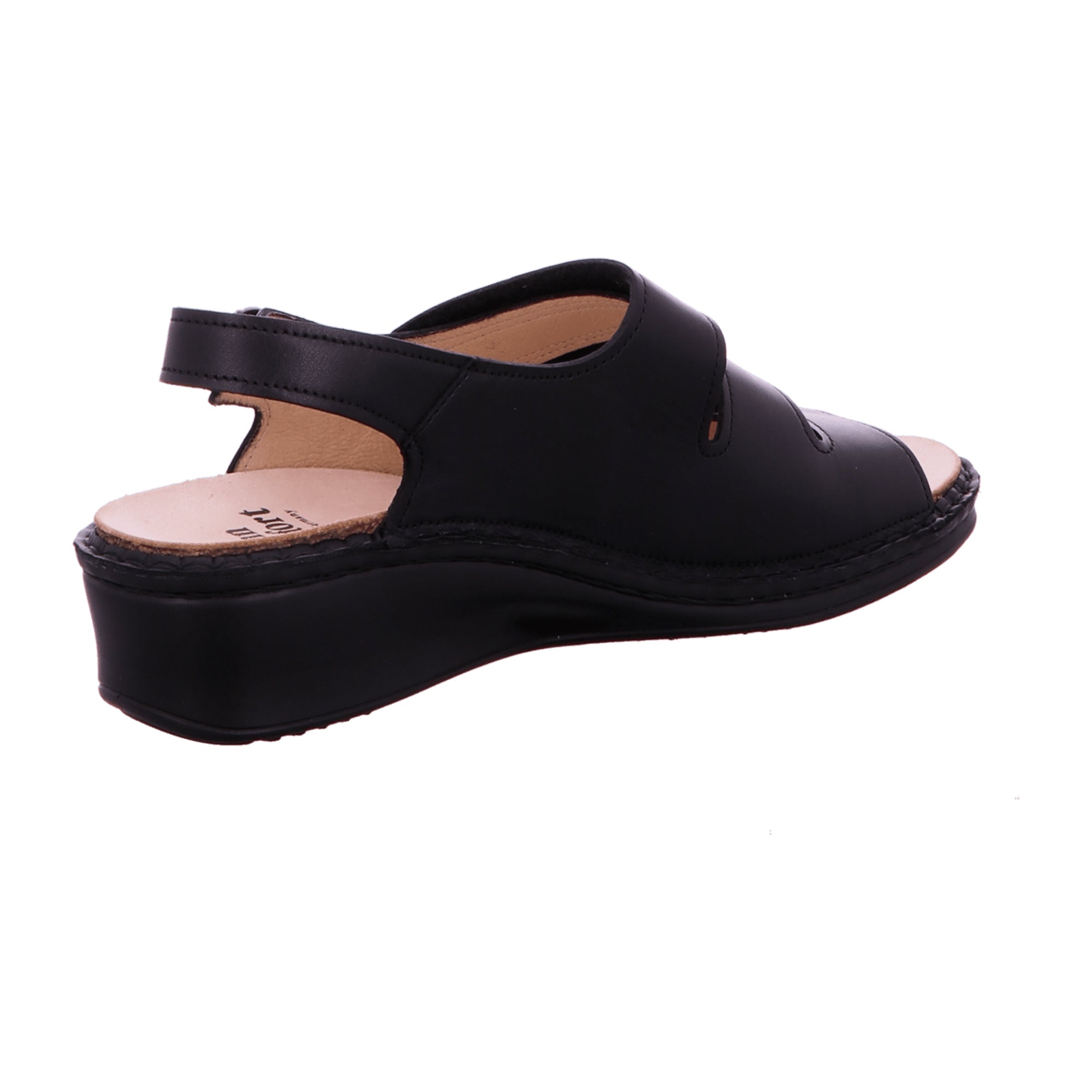 Finn Comfort Samoa Women's Black Sandals - Comfortable & Stylish Footwear