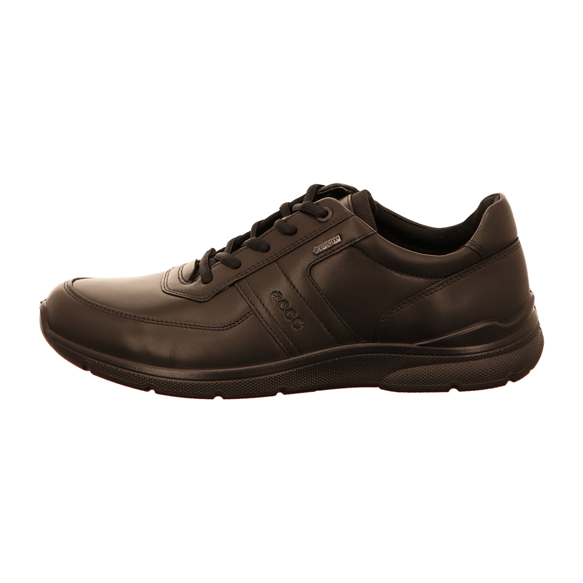 Ecco Men's Black Leather Shoes - Durable & Stylish Footwear