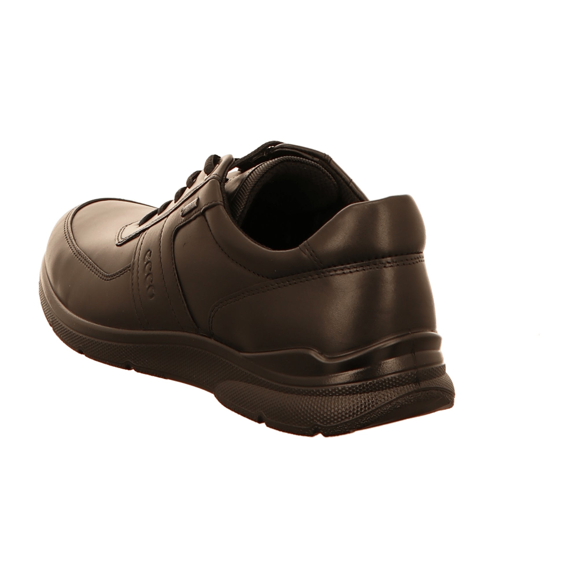 Ecco Men's Black Leather Shoes - Durable & Stylish Footwear