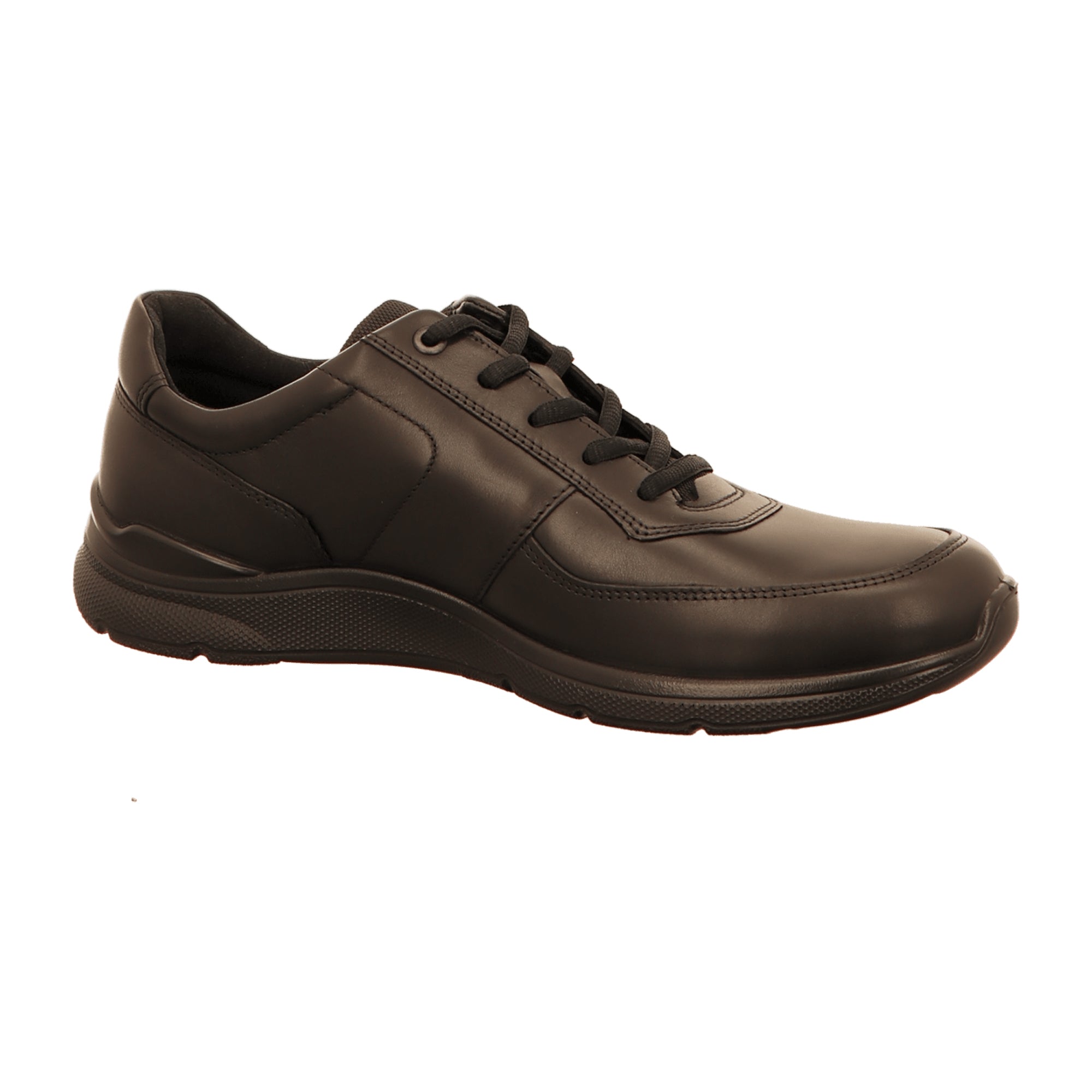 Ecco Men's Black Leather Shoes - Durable & Stylish Footwear