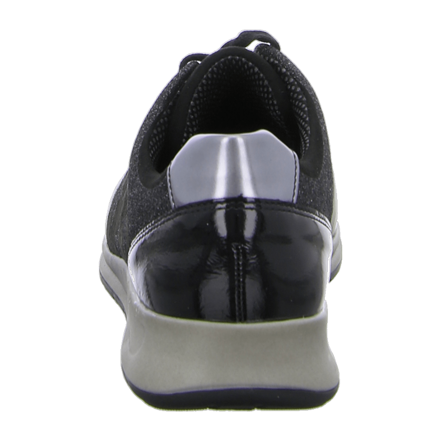 ARA OSAKA Women's Leather Low-Top Lace-Up Shoes in Black