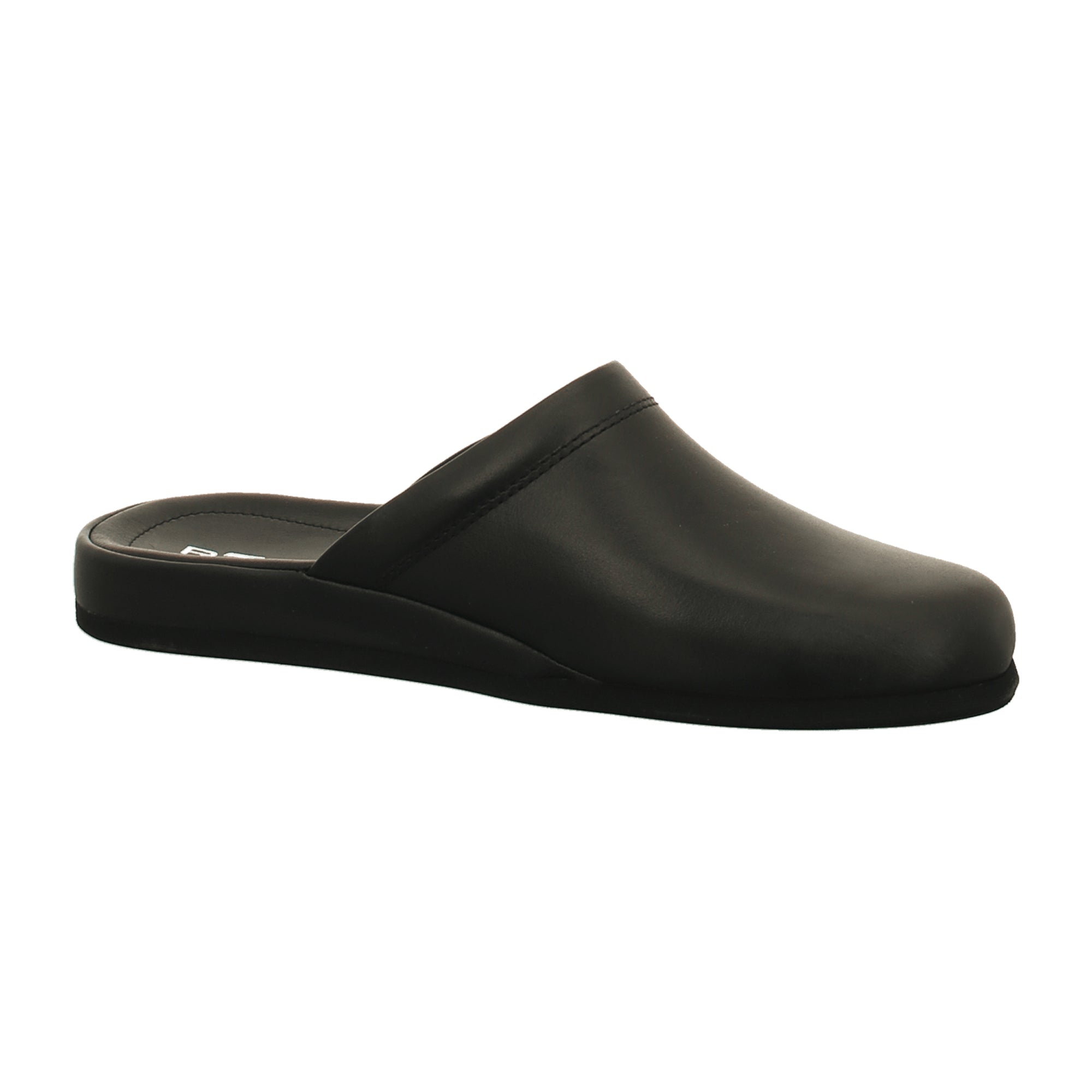 Rohde Varberg Men's Black Leather Shoes with Velcro Closure