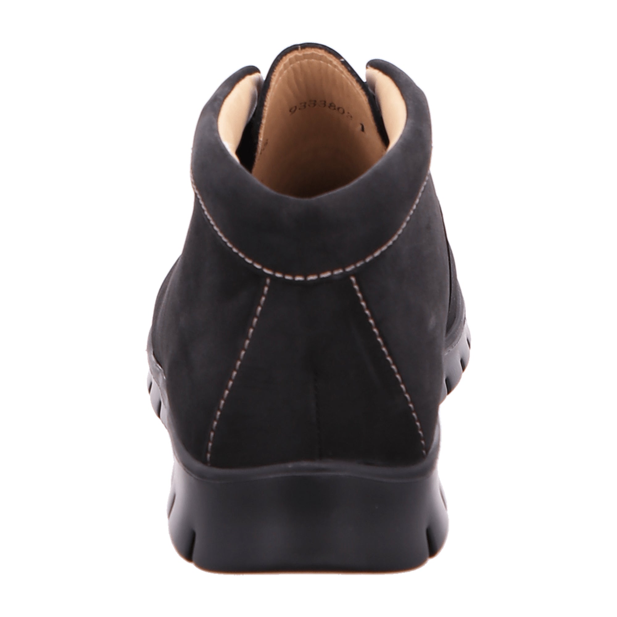 Finn Comfort Leon Women's Comfortable Leather Shoes, Black