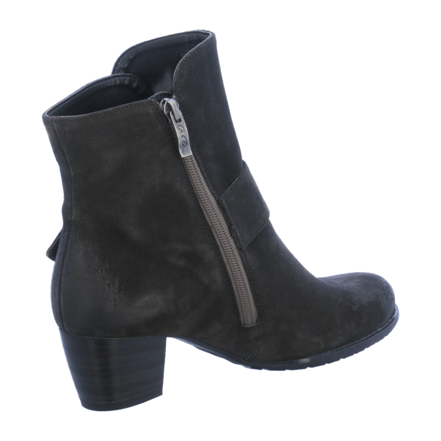 ARA FLORENZ Women's Ankle Boots Blue with Zipper Round Toe EVA Sole