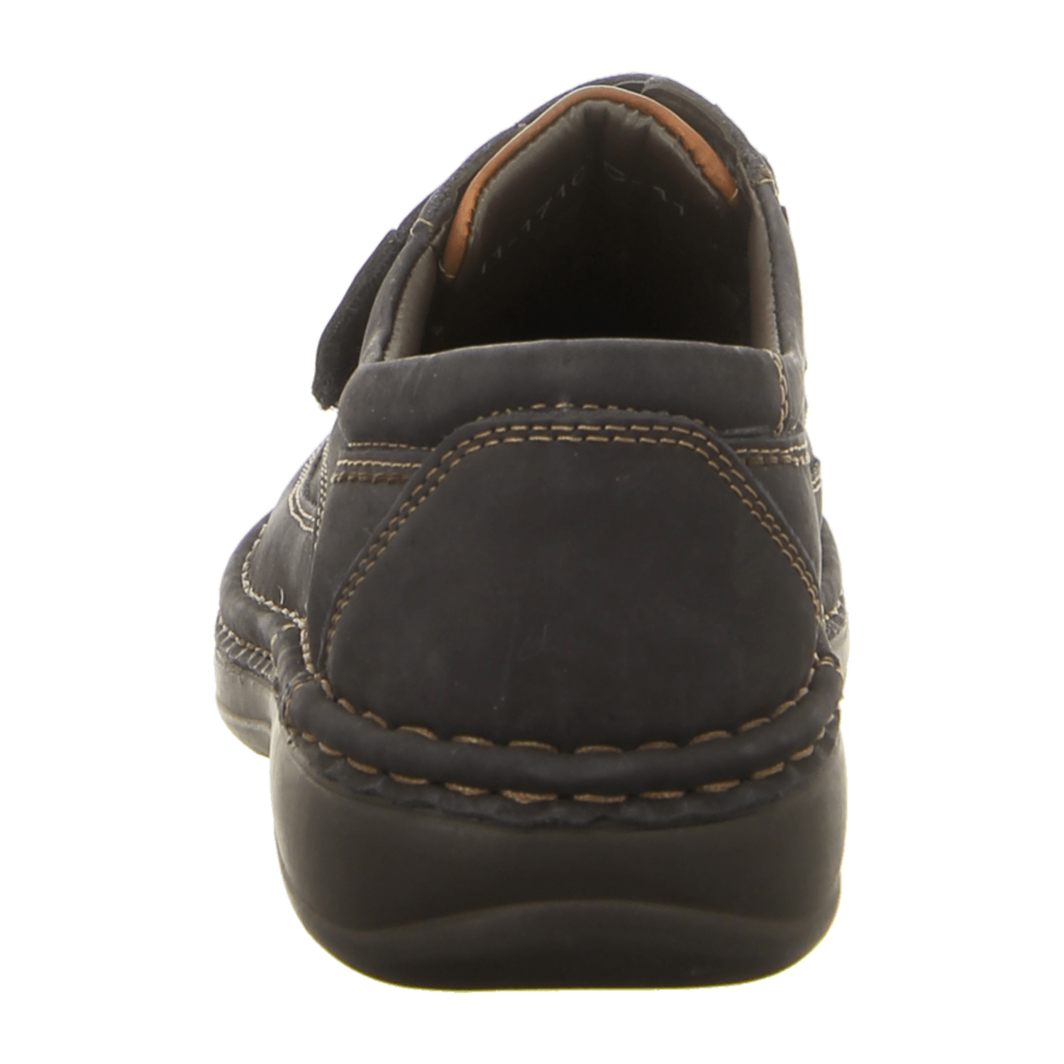 ARA Men's Leather Slip-On Loafers with Lacing Detail in Black