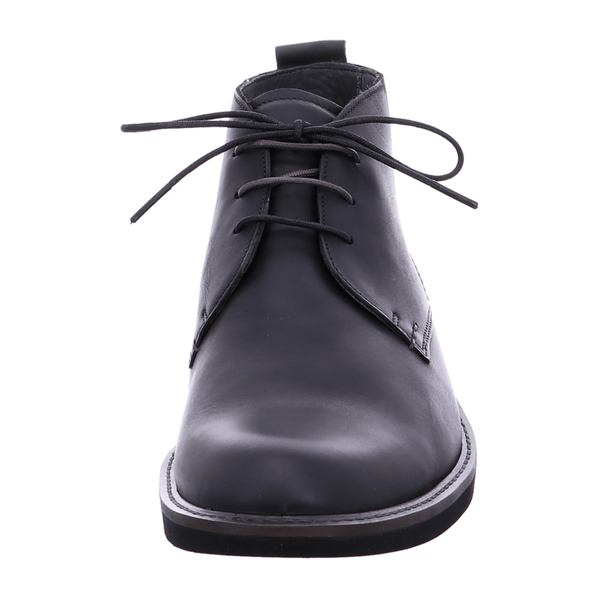 Ecco Biarritz Black Leather Dress Shoes for Men - Stylish & Durable