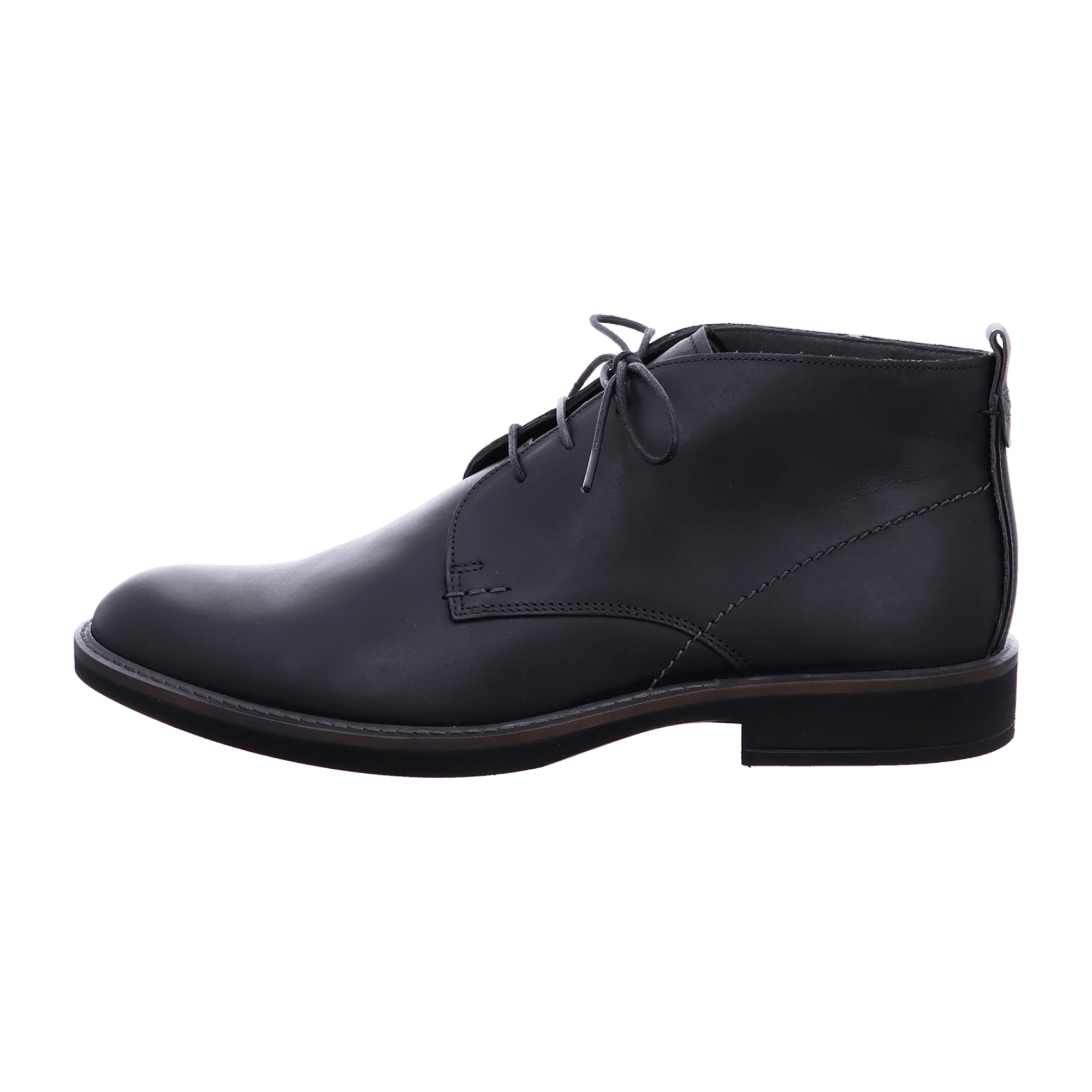 Ecco Biarritz Black Leather Dress Shoes for Men - Stylish & Durable