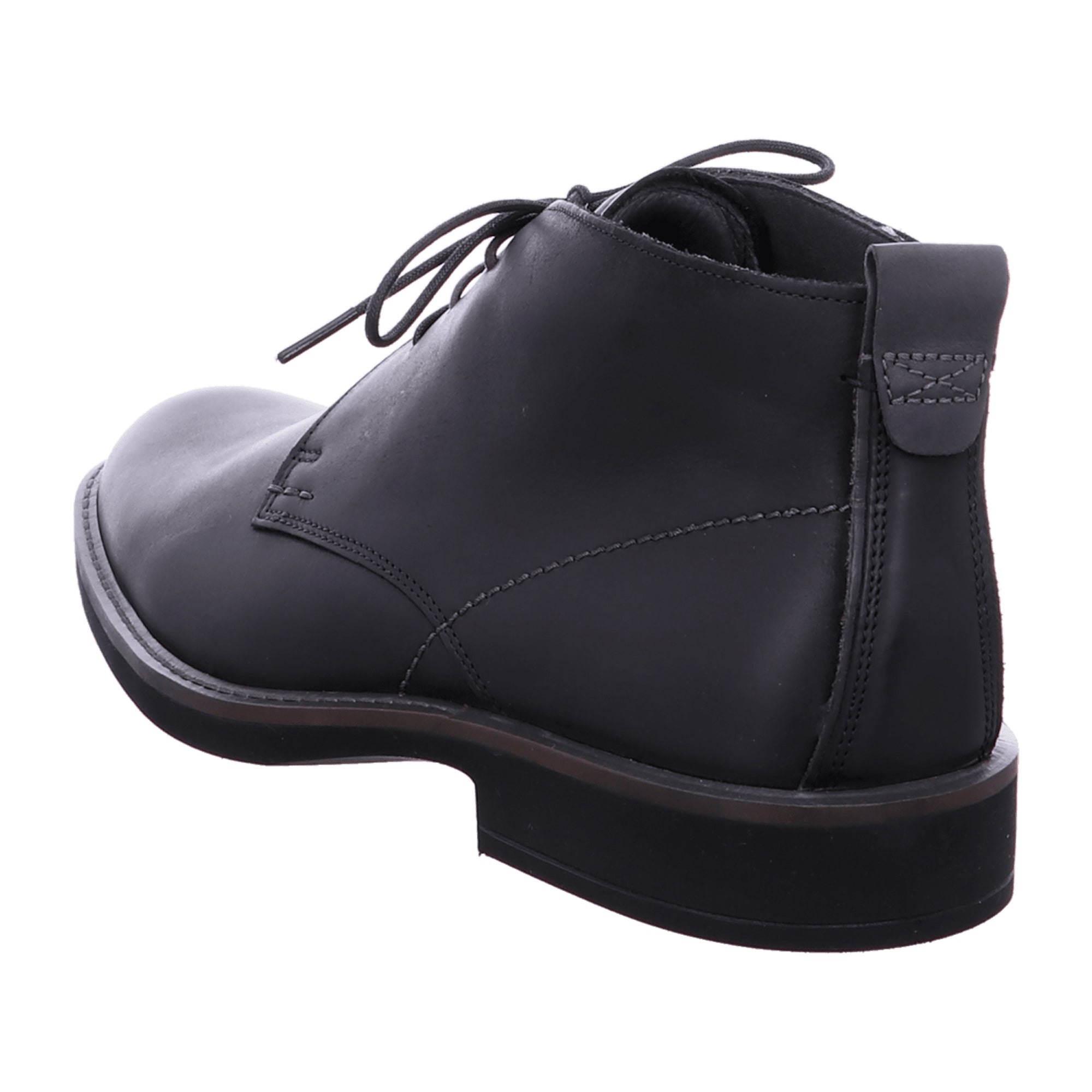 Ecco Biarritz Black Leather Dress Shoes for Men - Stylish & Durable