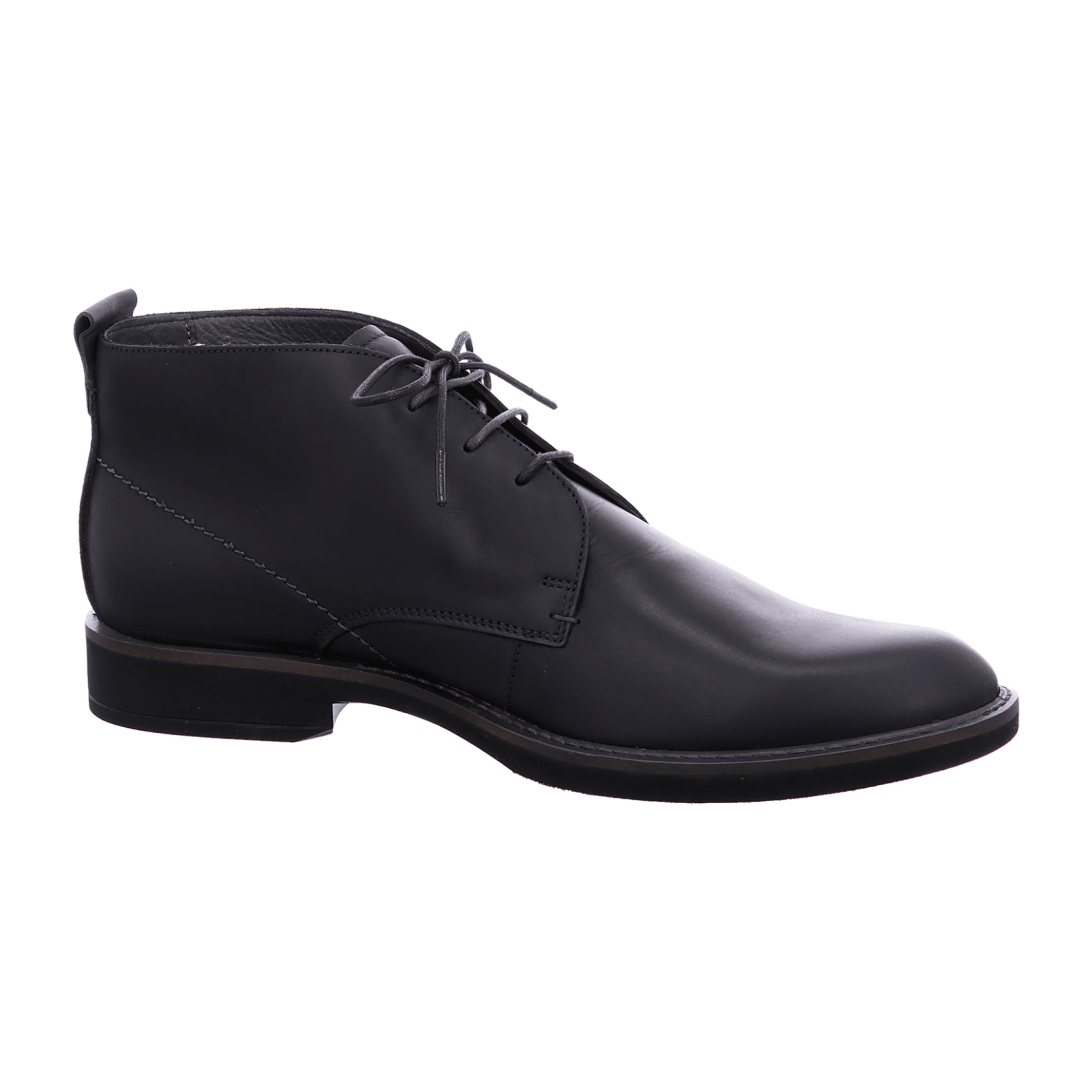 Ecco Biarritz Black Leather Dress Shoes for Men - Stylish & Durable