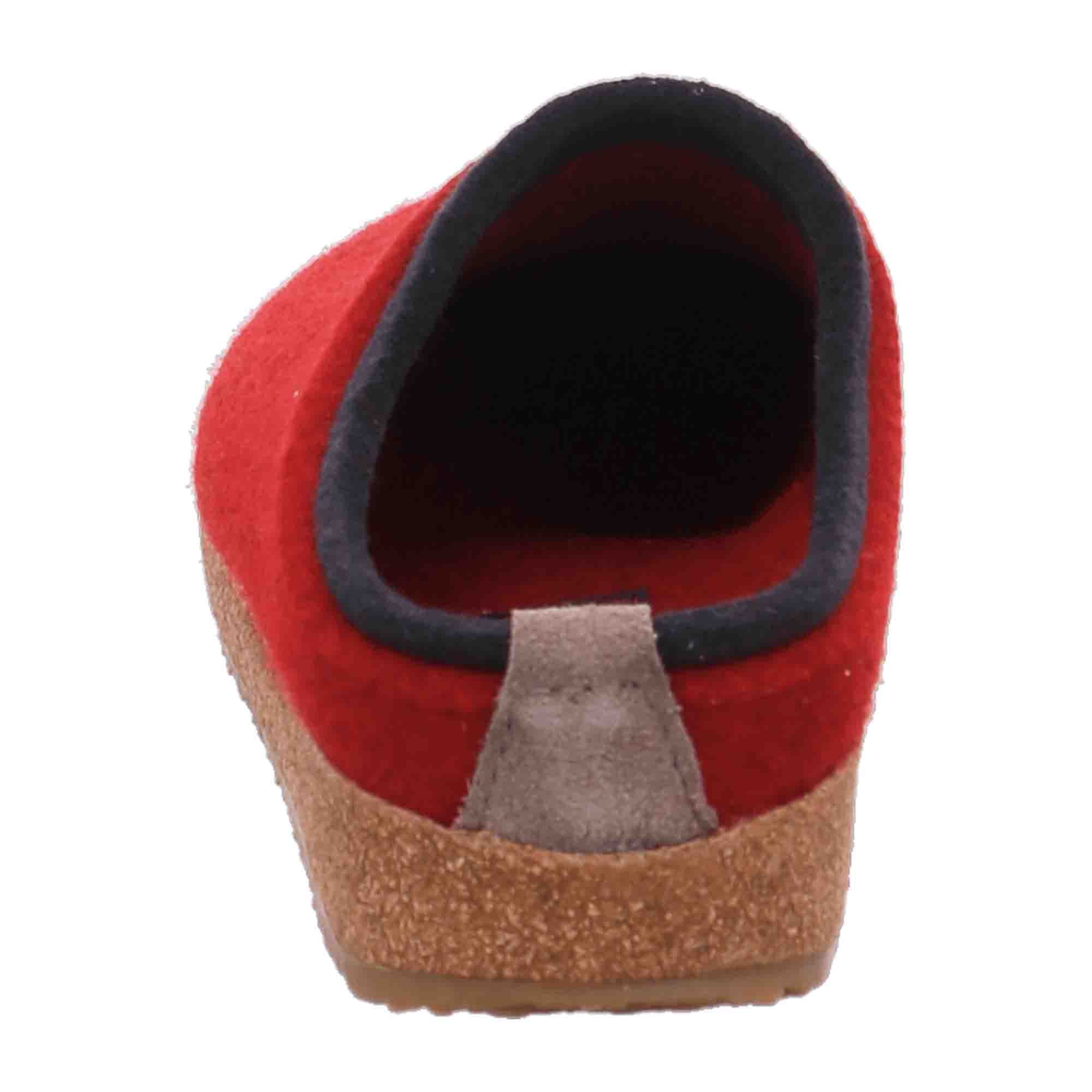 Haflinger Grizzly Kris Women's Clogs, Red - Durable & Stylish