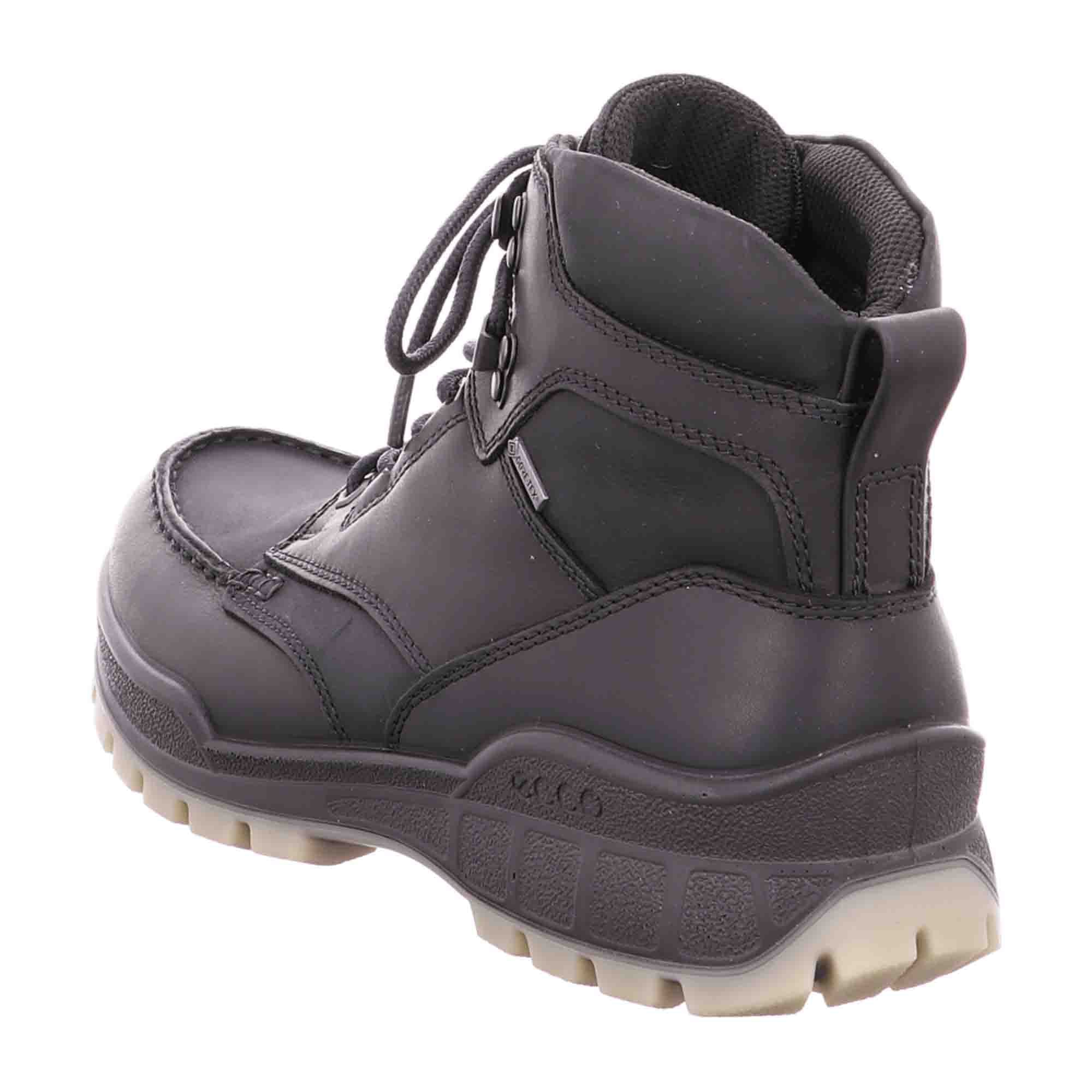 Ecco TRACK 25 Men's Outdoor Shoes, Rugged Leather, Waterproof - Black