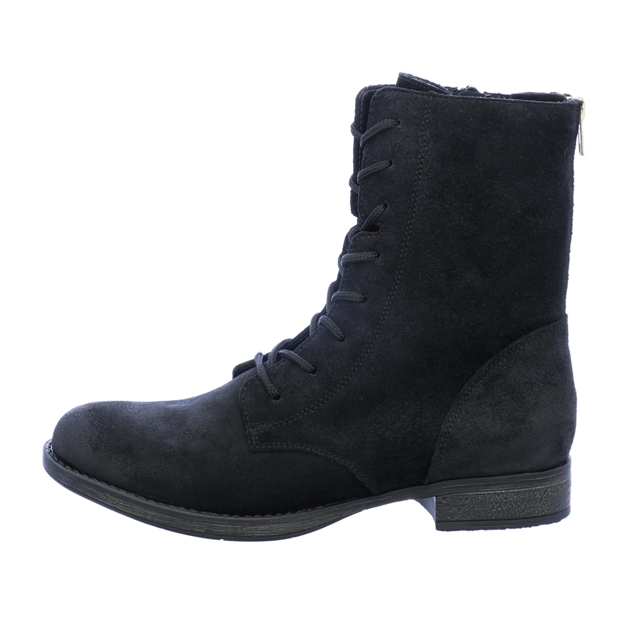 Remonte Women's Black Suede Boots with Warm Wool Lining and Removable Insole