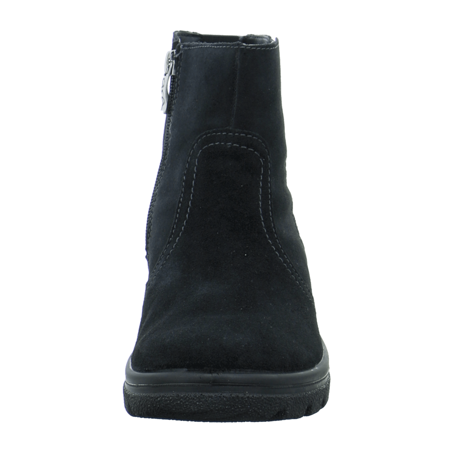 ARA 61 SAAS-FEE Women's Nubuck Leather Boots with Zipper and Gore-tex Lining in Black
