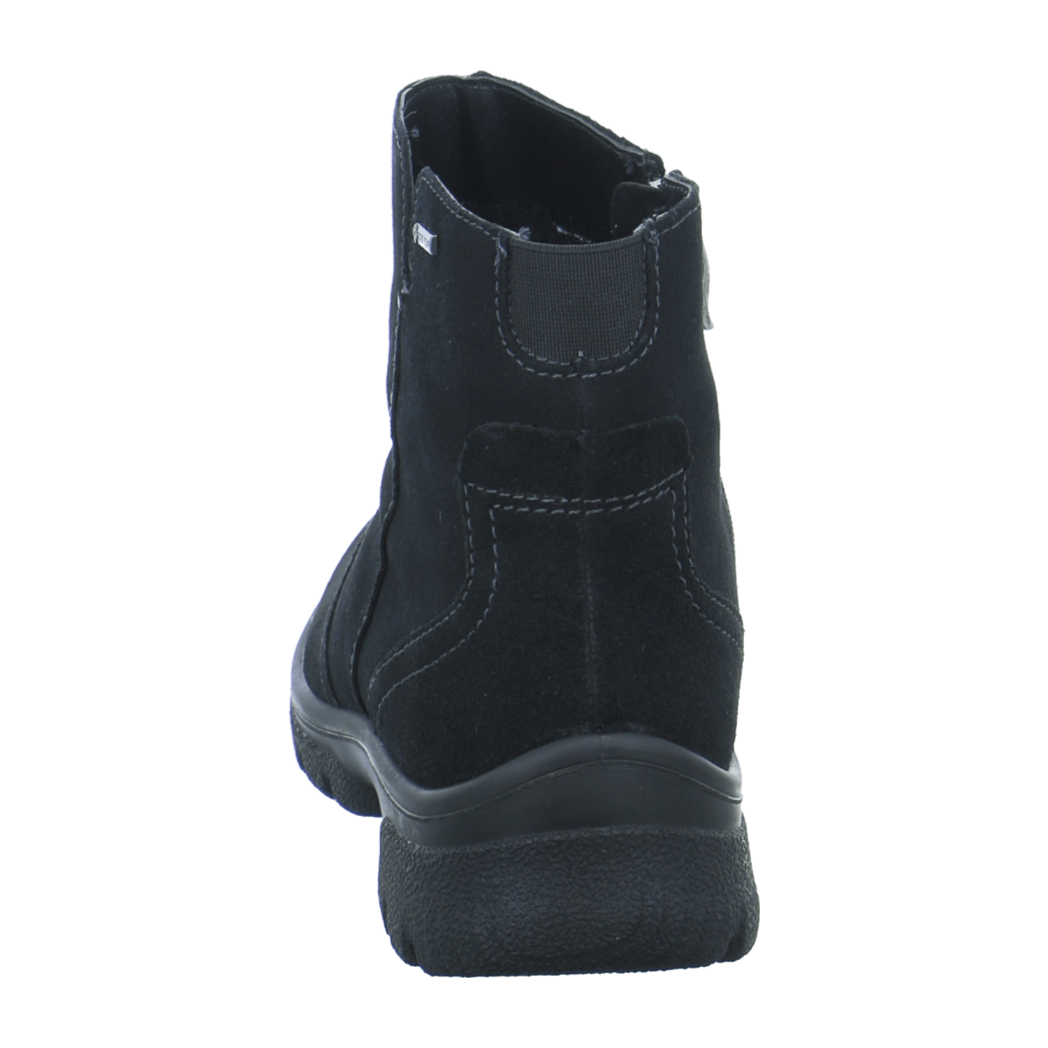 ARA 61 SAAS-FEE Women's Nubuck Leather Boots with Zipper and Gore-tex Lining in Black