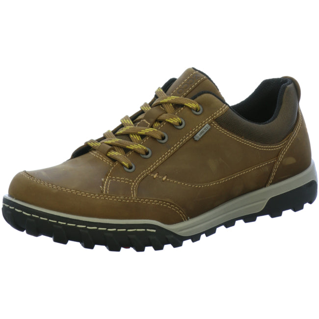 Ecco sporty lace-up shoes for men brown - Bartel-Shop