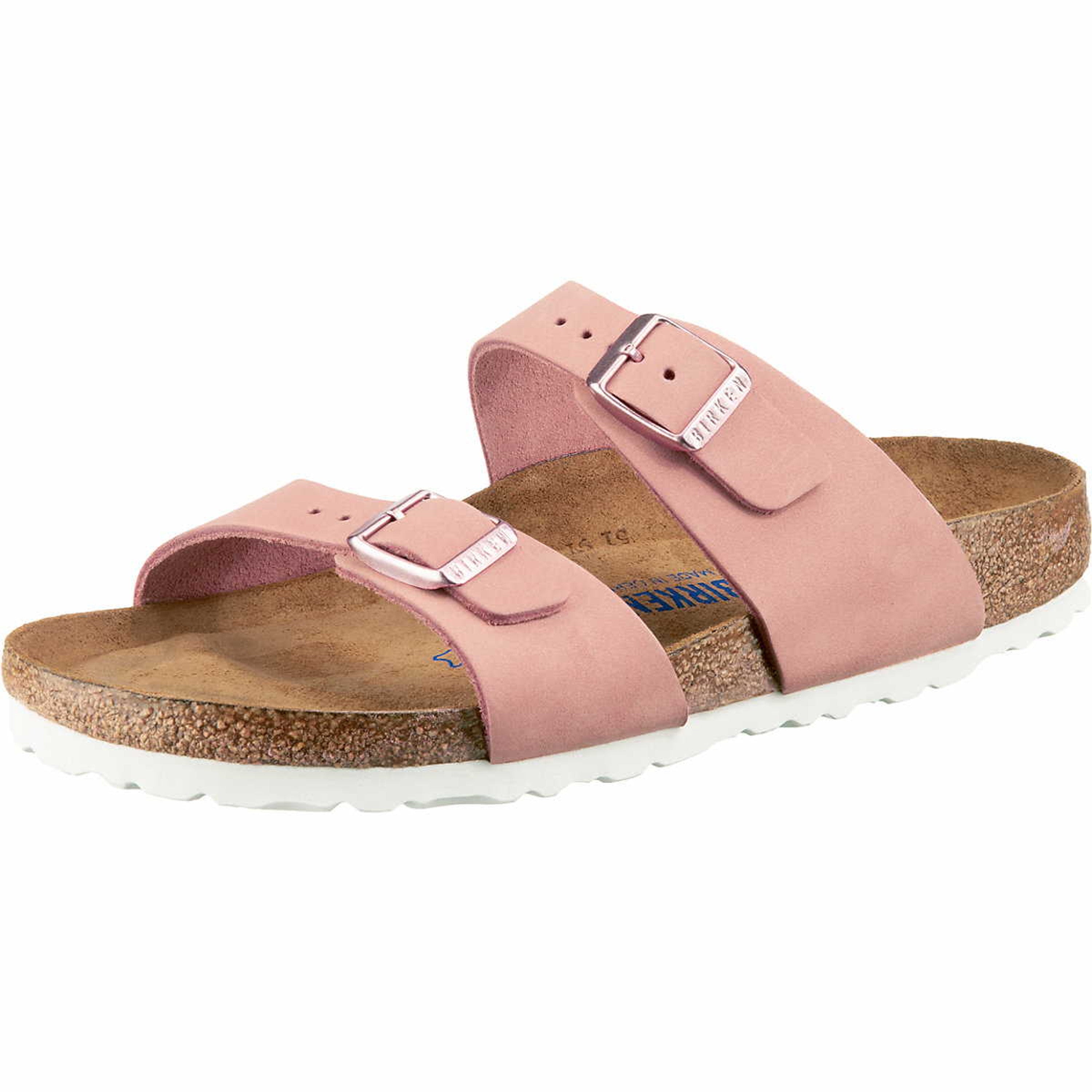 Birkenstock Sydney mules pink Nubuck leather - Bartel-Shop