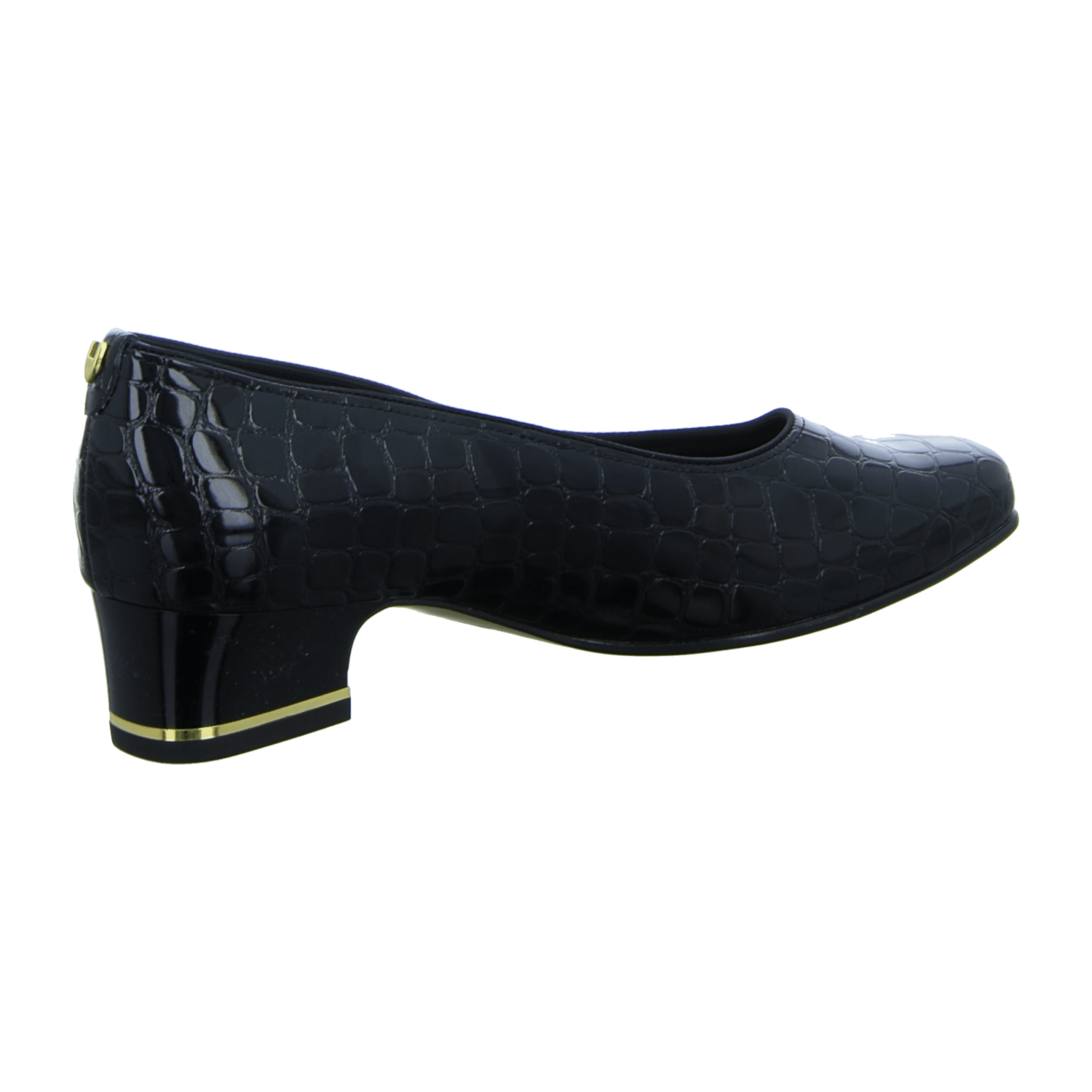 ARA Comfort Pumps GRAZ for Women in Black Patent Leather with Round Toe