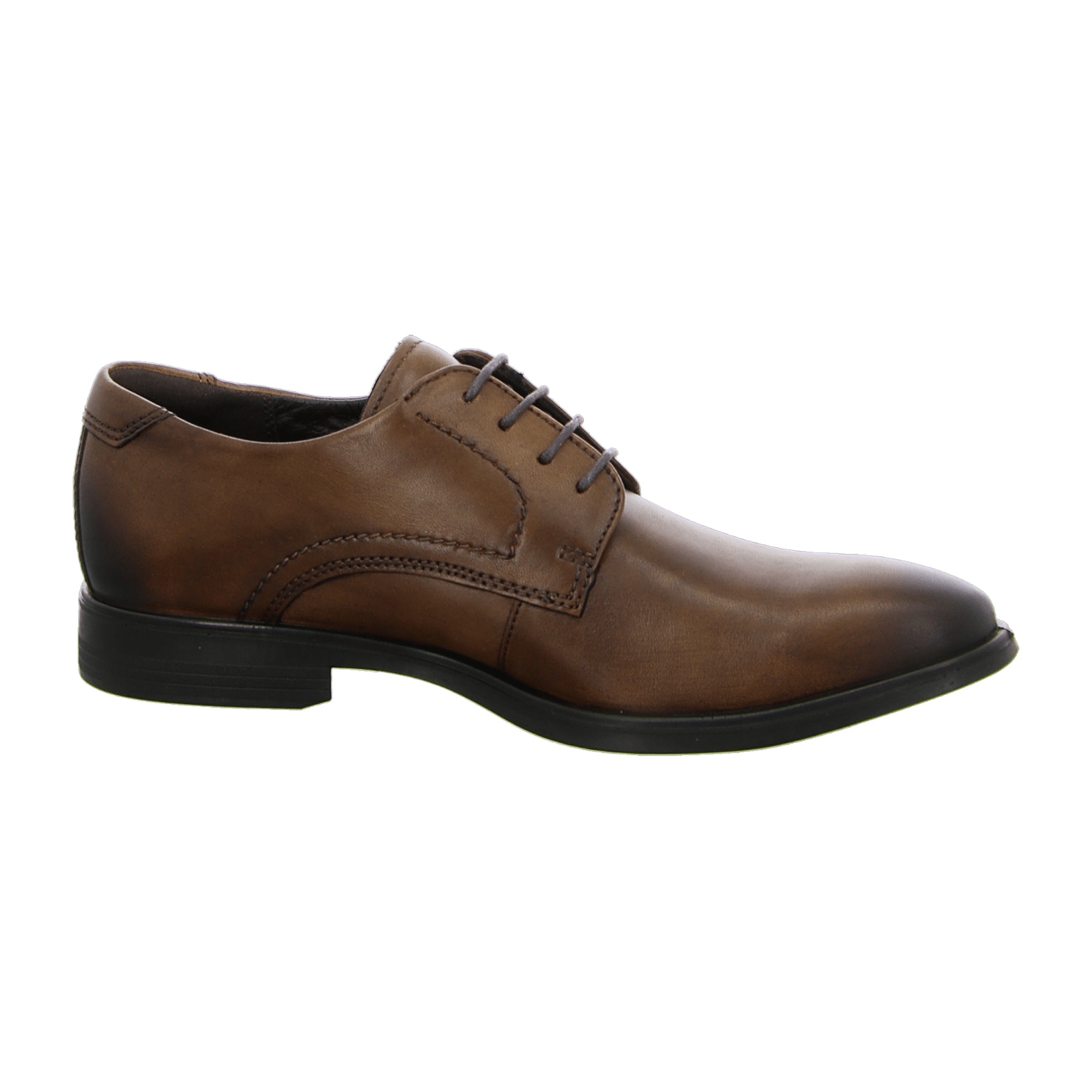 Ecco Melbourne Men's Brown Leather Shoes - Stylish & Durable