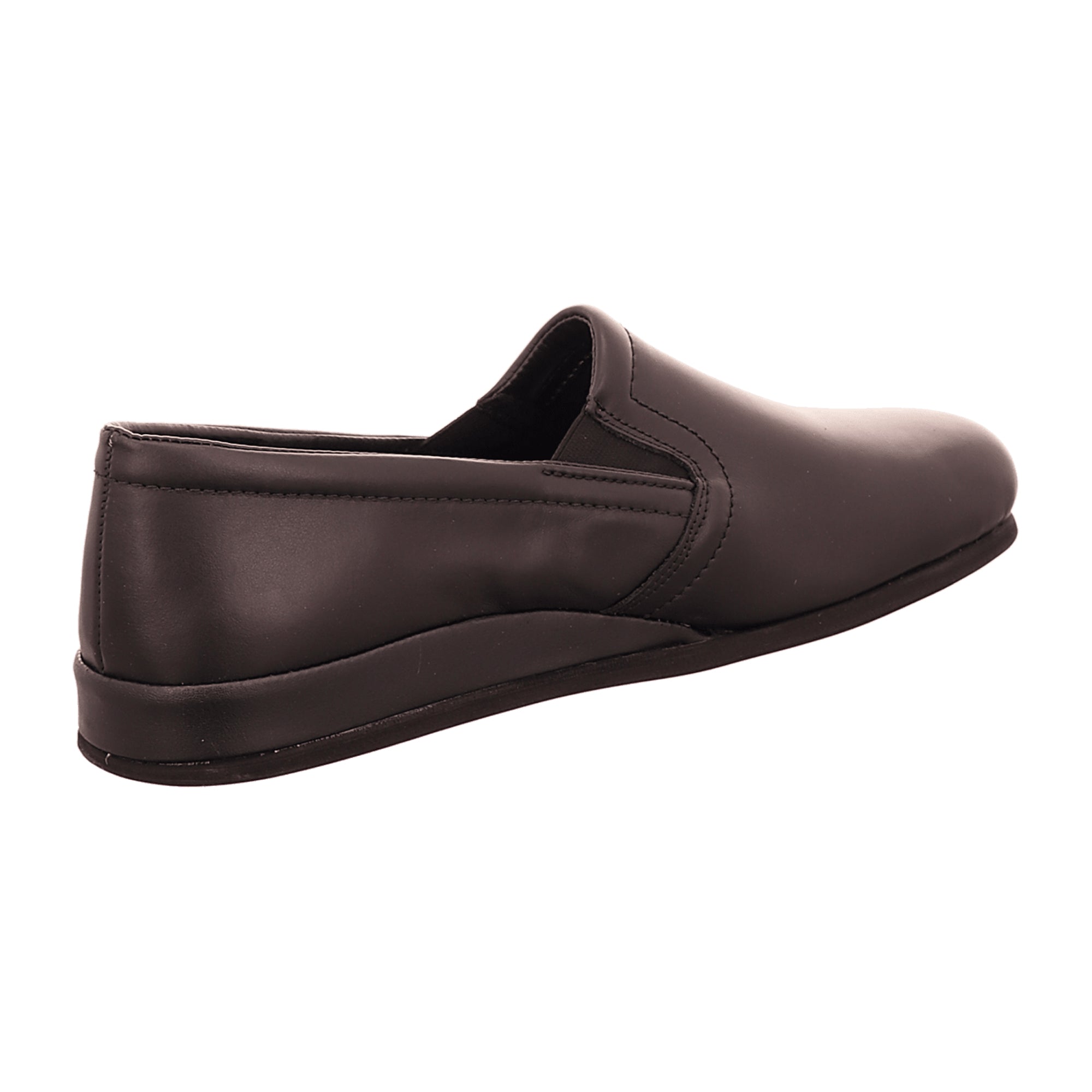 Rohde Black Men's House Slippers Flat Heel for Autumn Winter