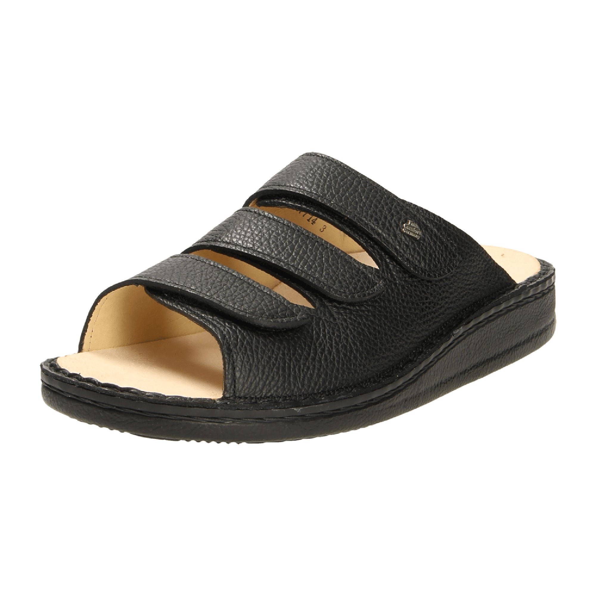 Finn Comfort Men's Comfortable Orthopedic Black Leather Shoes 1508-055099