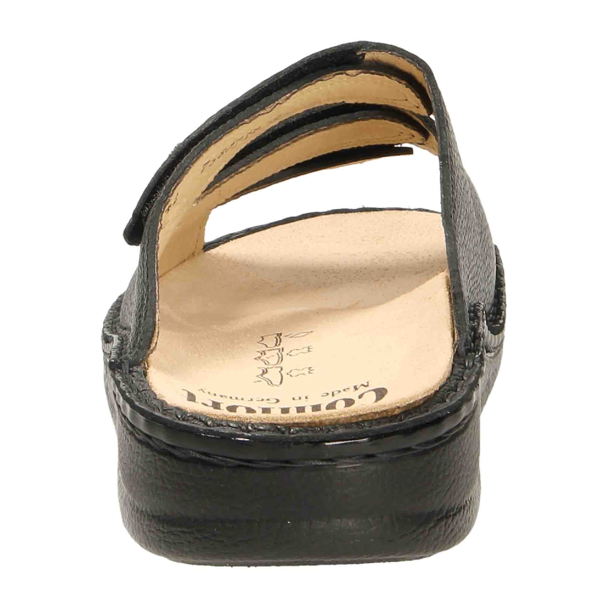 Finn Comfort Men's Comfortable Orthopedic Black Leather Shoes 1508-055099