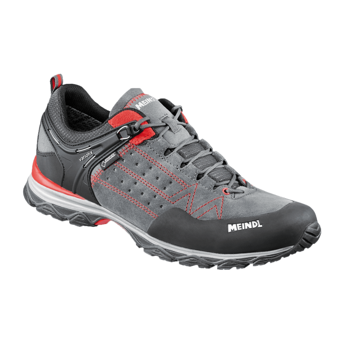 Meindl Ontario Men GTX Lightweight Trekking Shoes Red Anthracite