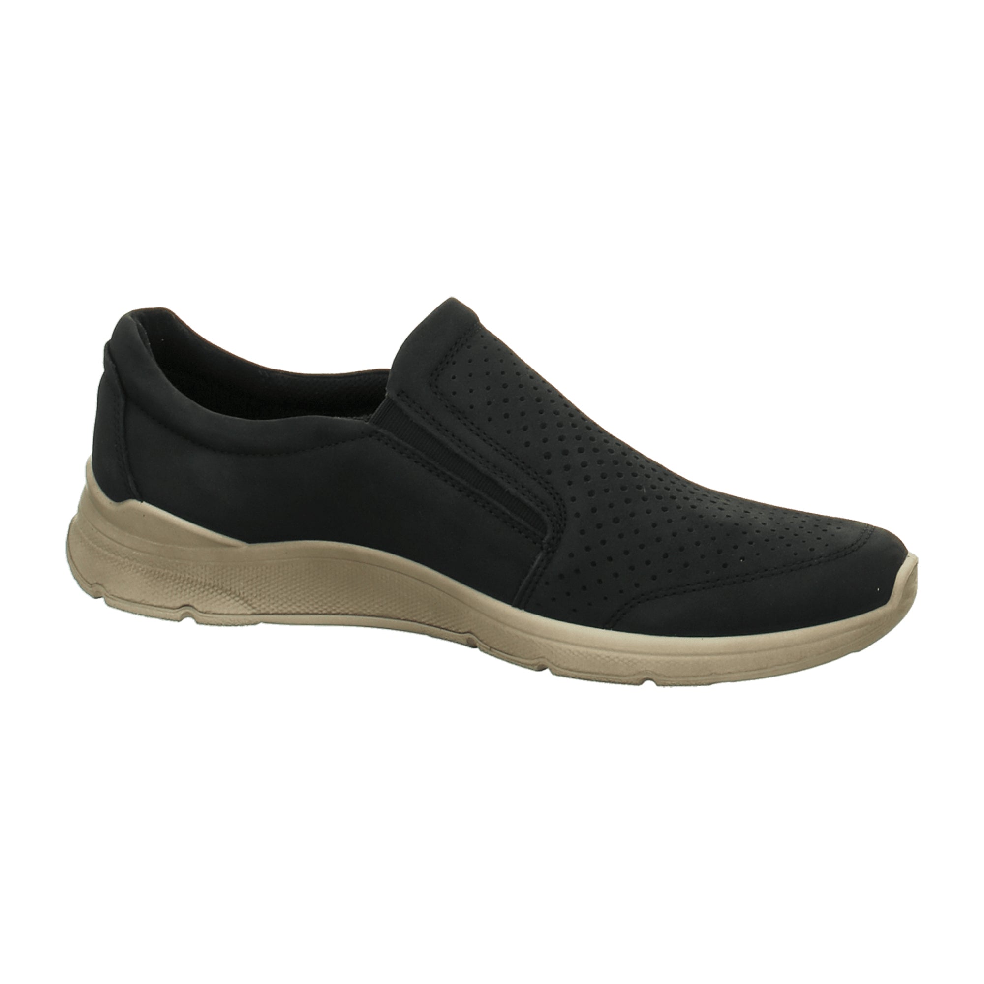 ECCO Irving Men's Slip-On Loafers, Stylish Blue Yak Leather