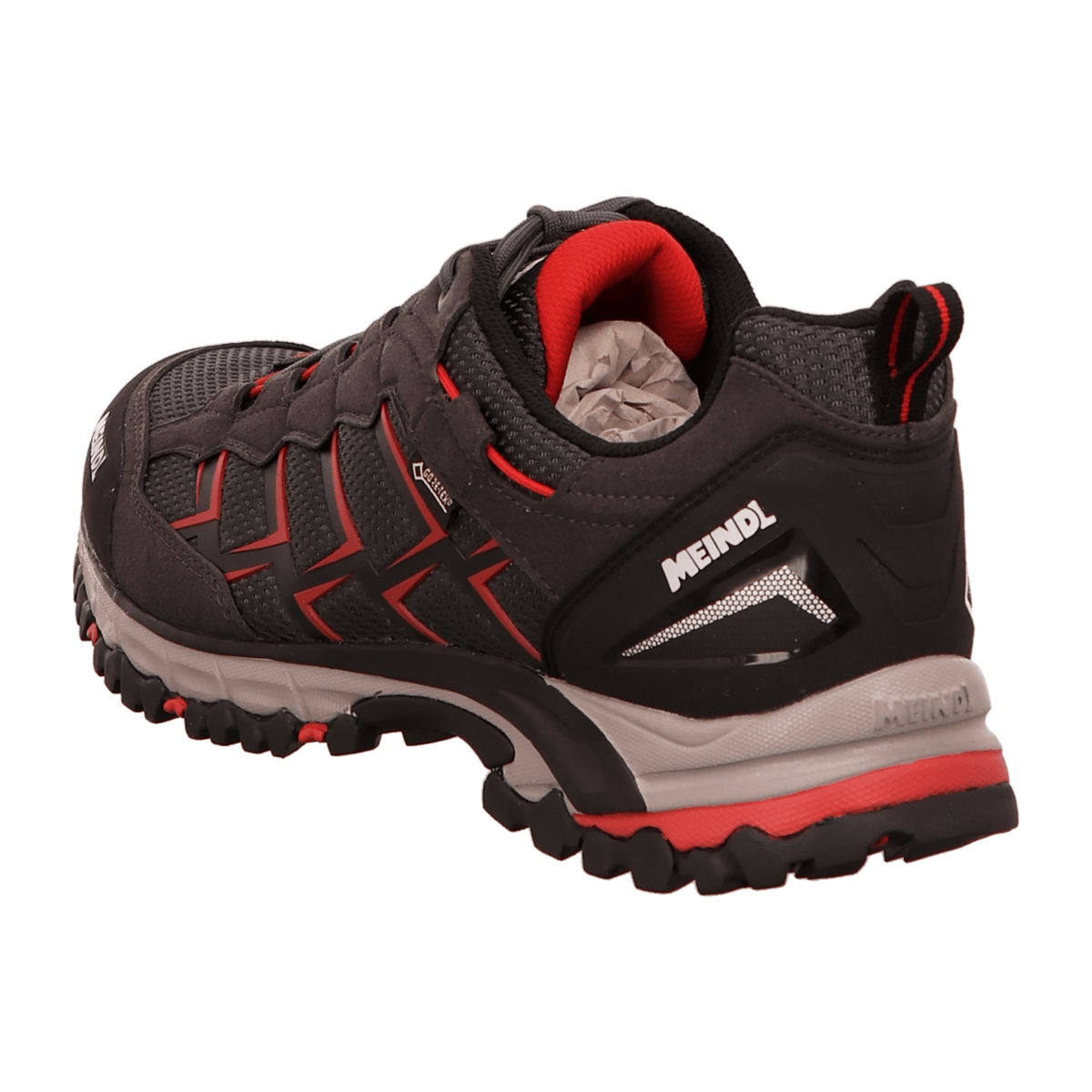 Meindl Caribe GTX Men's Trekking Shoes - Waterproof Textile Black Red