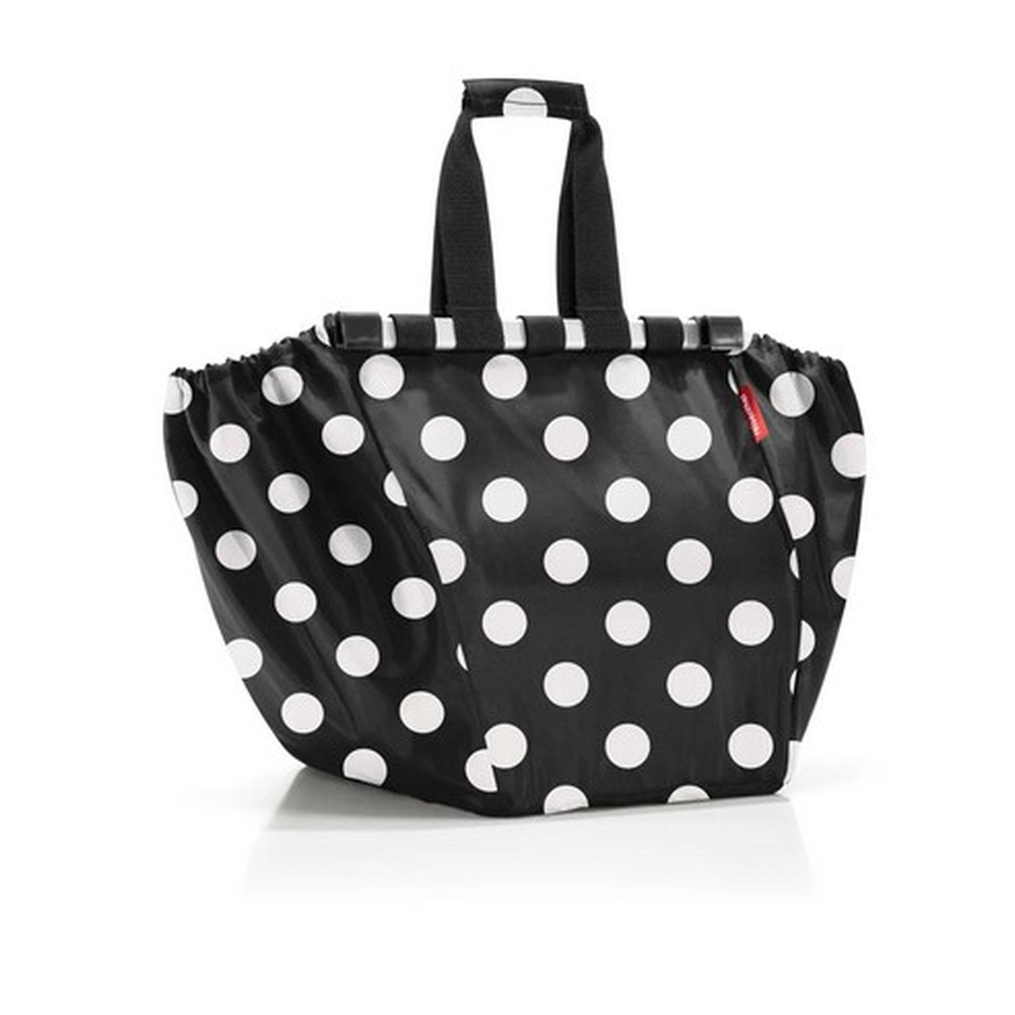 Reisenthel easyshoppingbag Bag Shopping Cart Supermarket Trips Storage Large Dots White